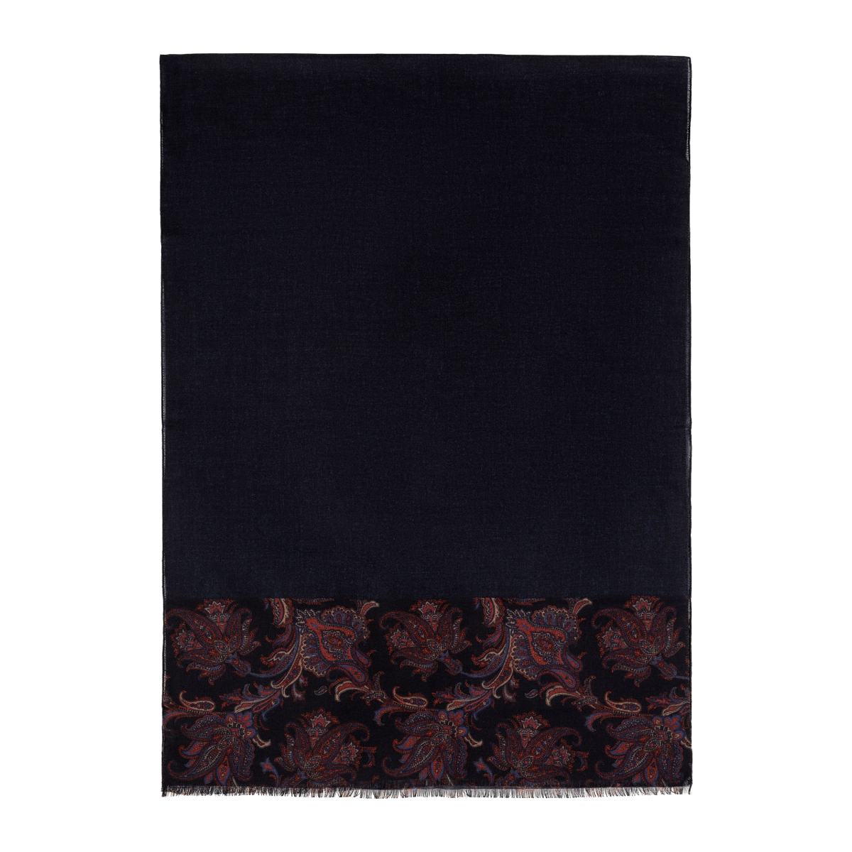 Men's Luxury Blue Print Scarf Mo6037.1.2