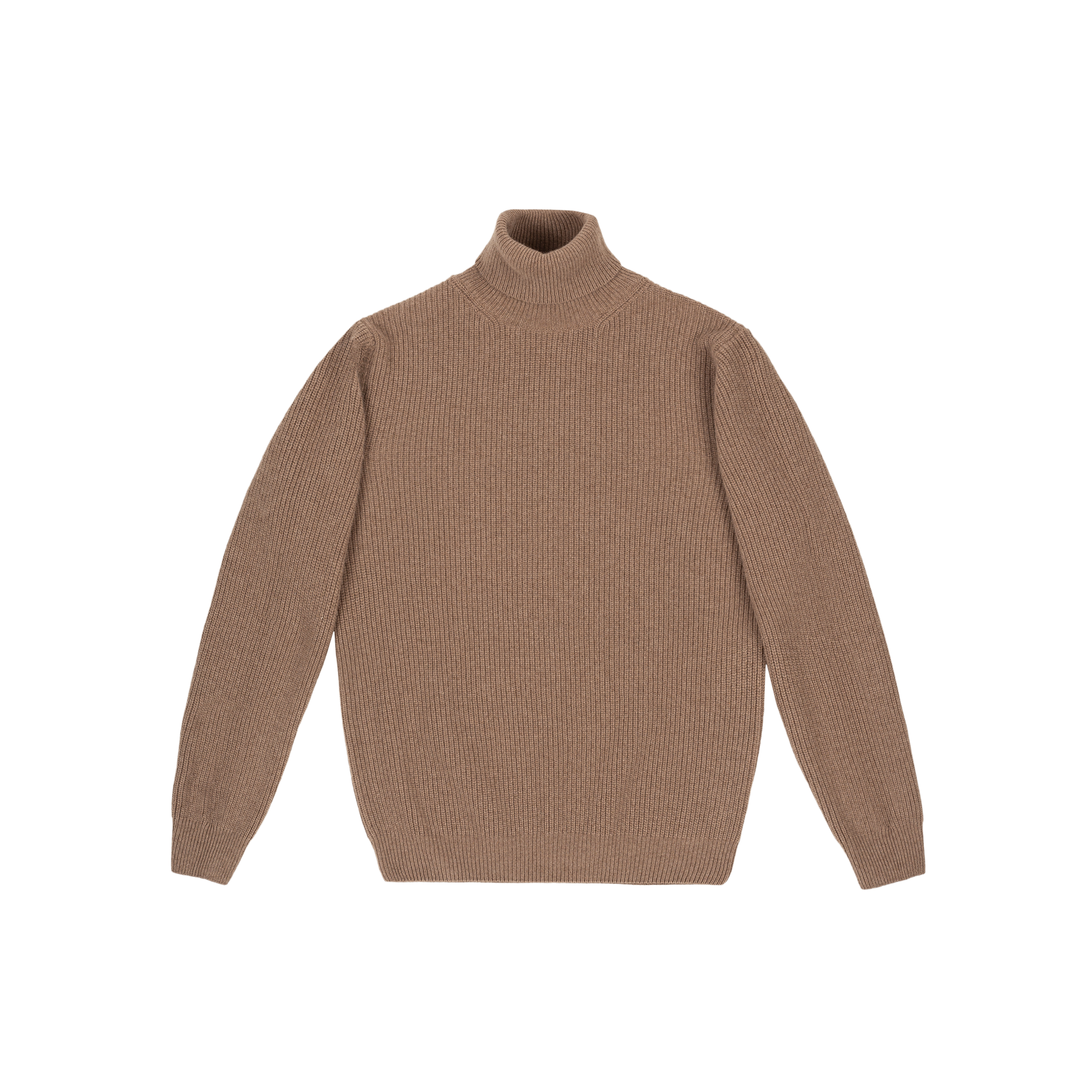 Men's Turtleneck Brown Knit Dolvcing.1.Tor