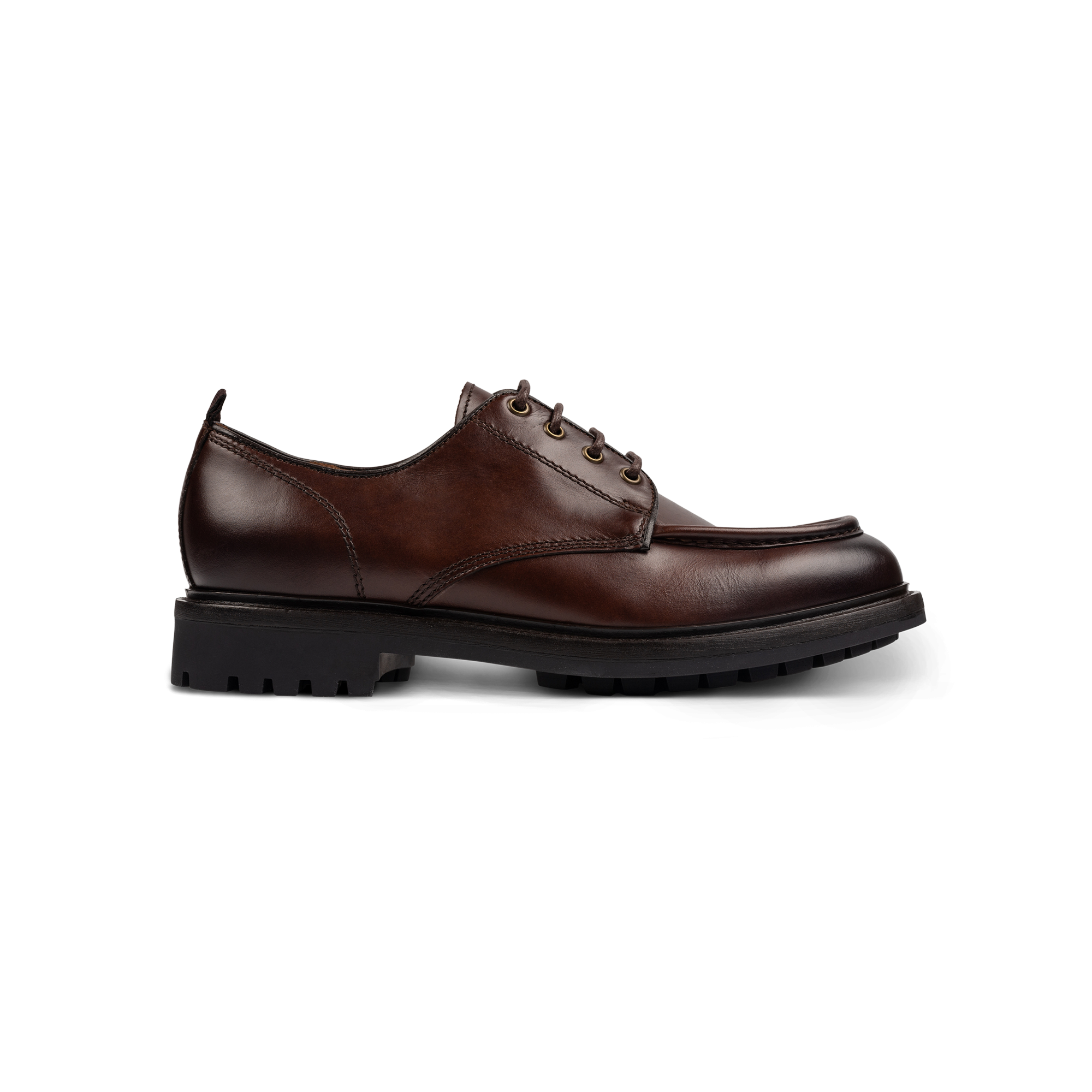 Men's Brown Chunky Derby Shoes