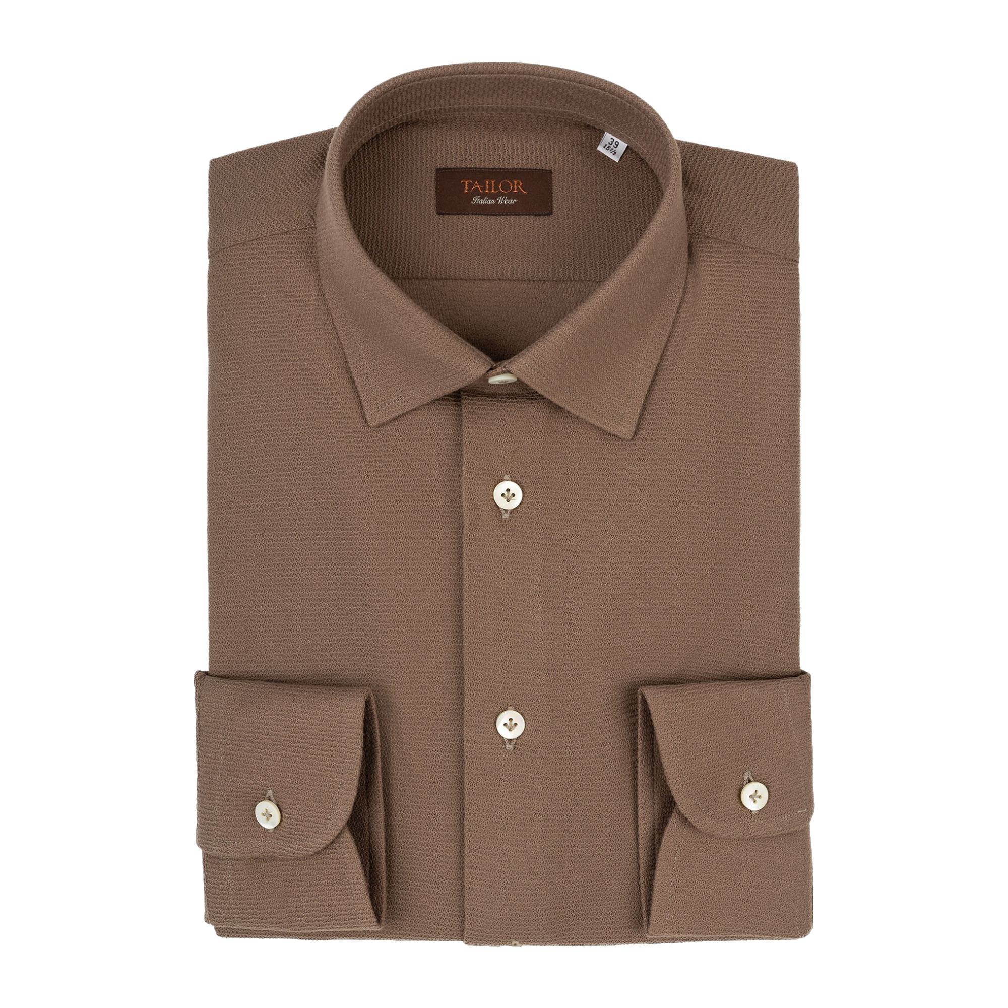 Men's Brown Cotton Shirt Cfidyr4075.1.164