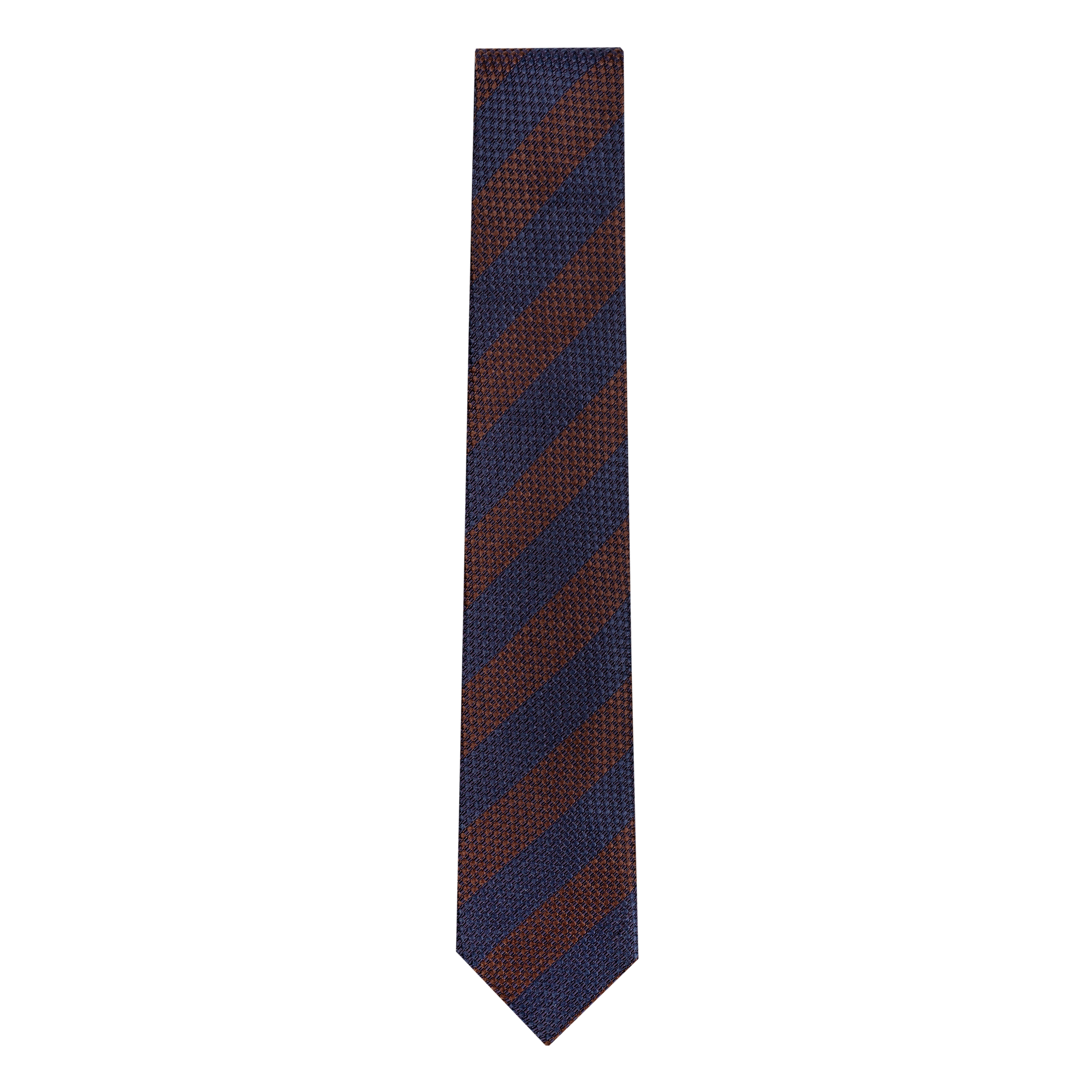  Brown Regimental Stripe Tie
