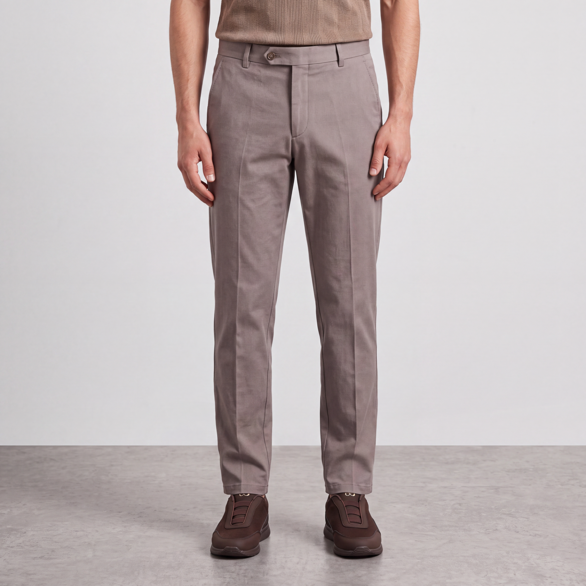 Men’s Grey Chino Pants