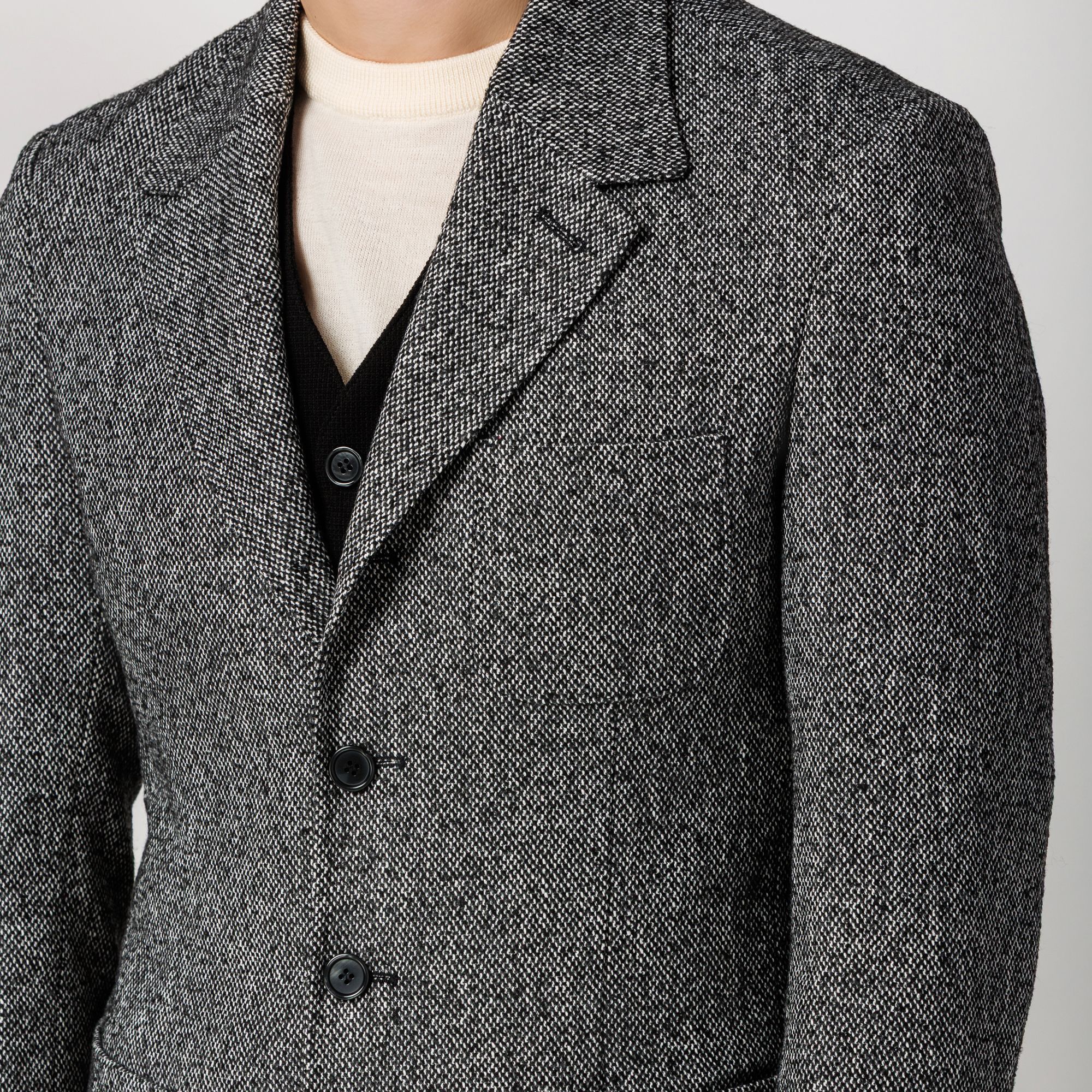 Total Look: Grey Bouclé Jacket – Dual Styling Modern Menswear