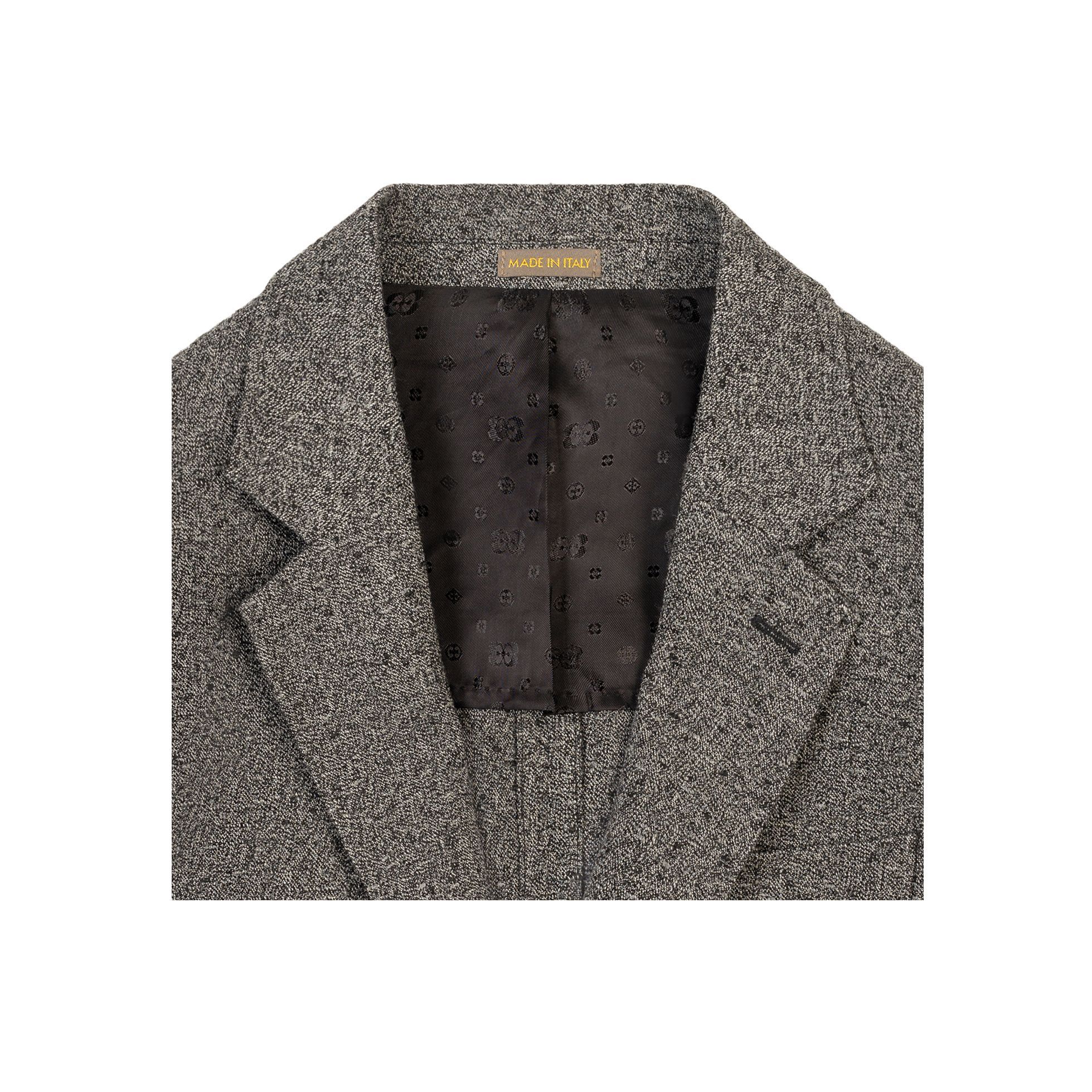 Elio Evan Grey Bouclè Wool Suit
