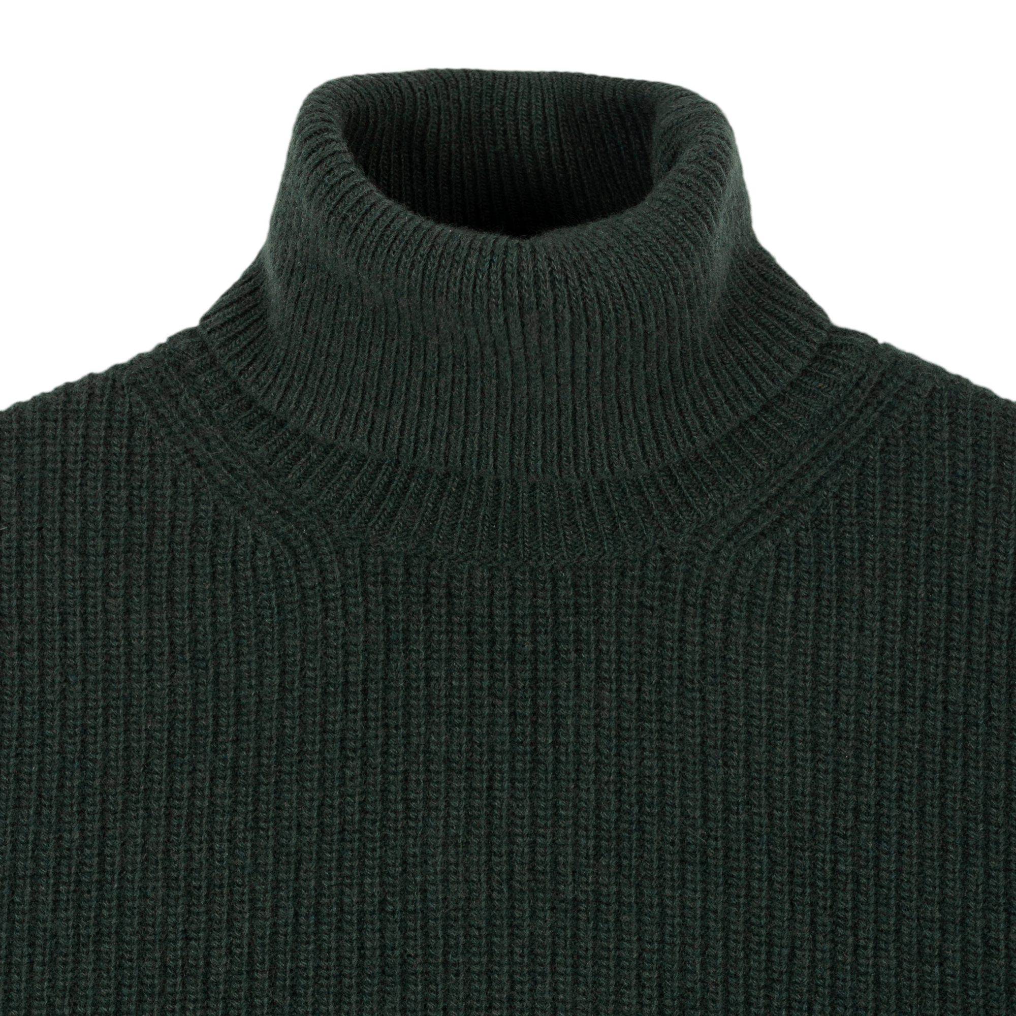Men's Green Turtleneck Sweater Dolvcing.1.Bos