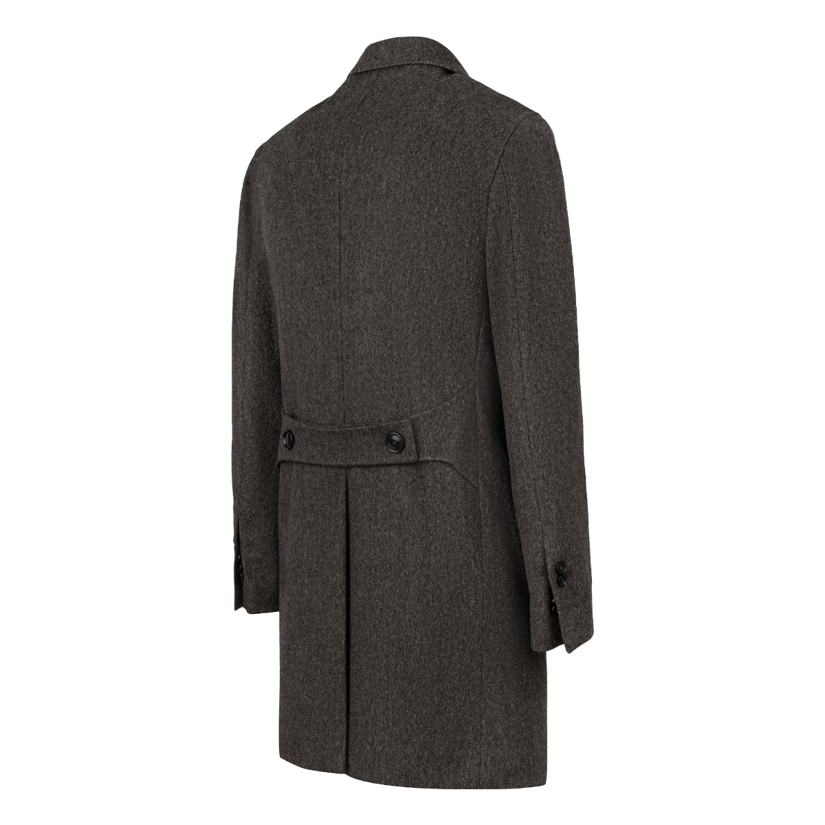 Men's Gray Wool Coat Blma063.1.140