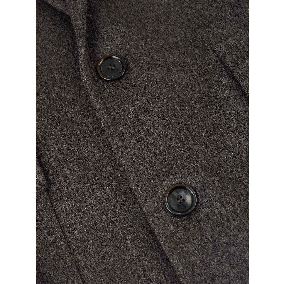 Men's Gray Wool Coat Blma063.1.140