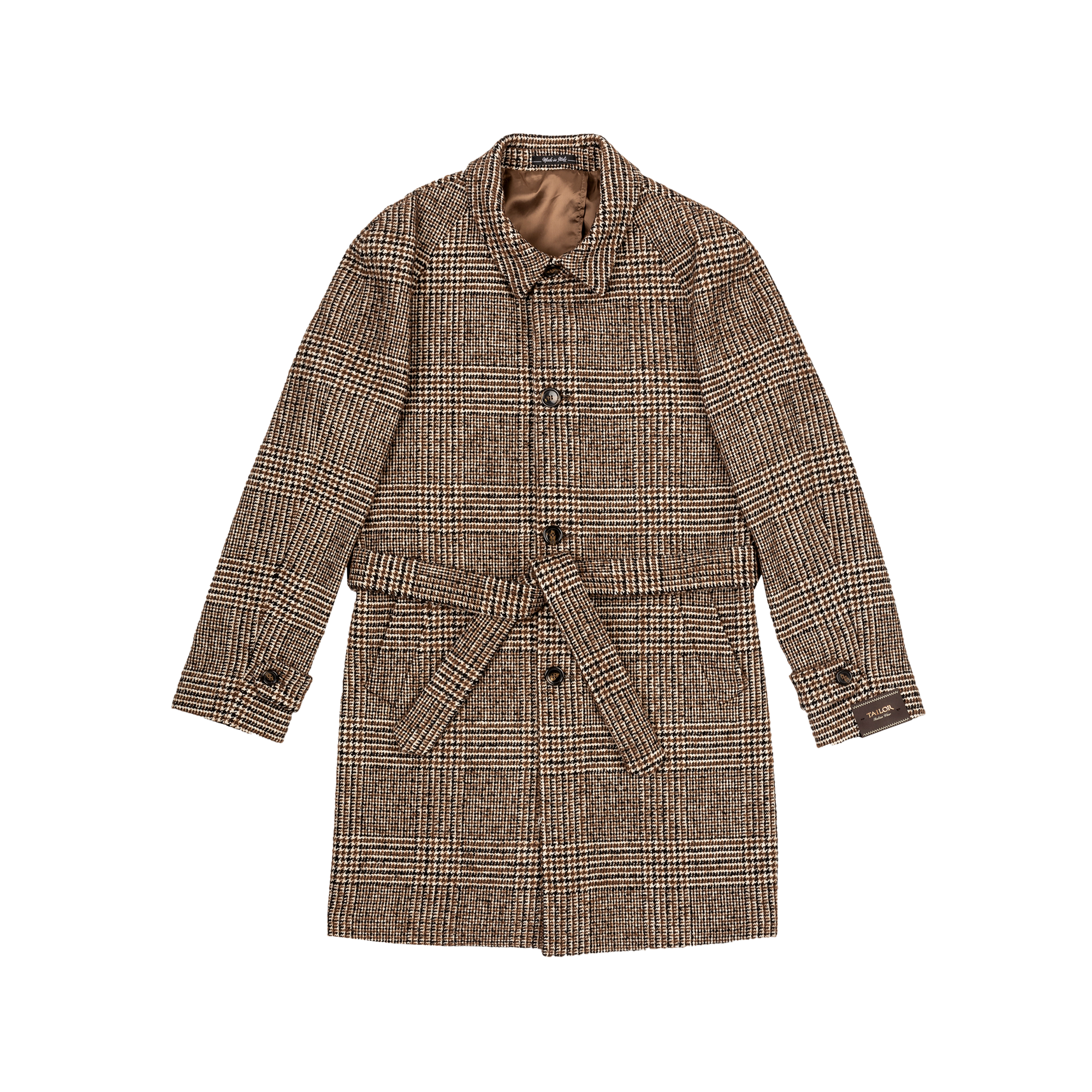 MEN'S CHECKED COAT