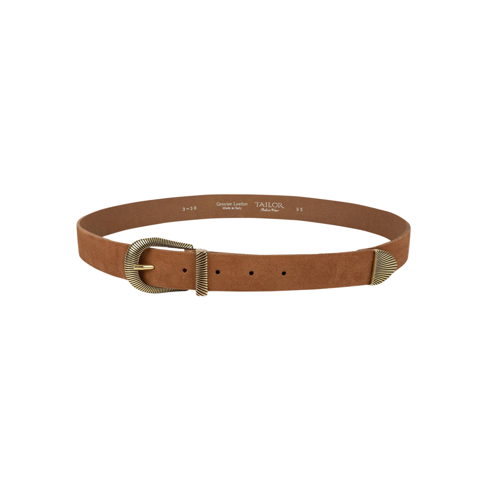 Men's Camel Suede Leather Belt 1B330.Cam.Taba