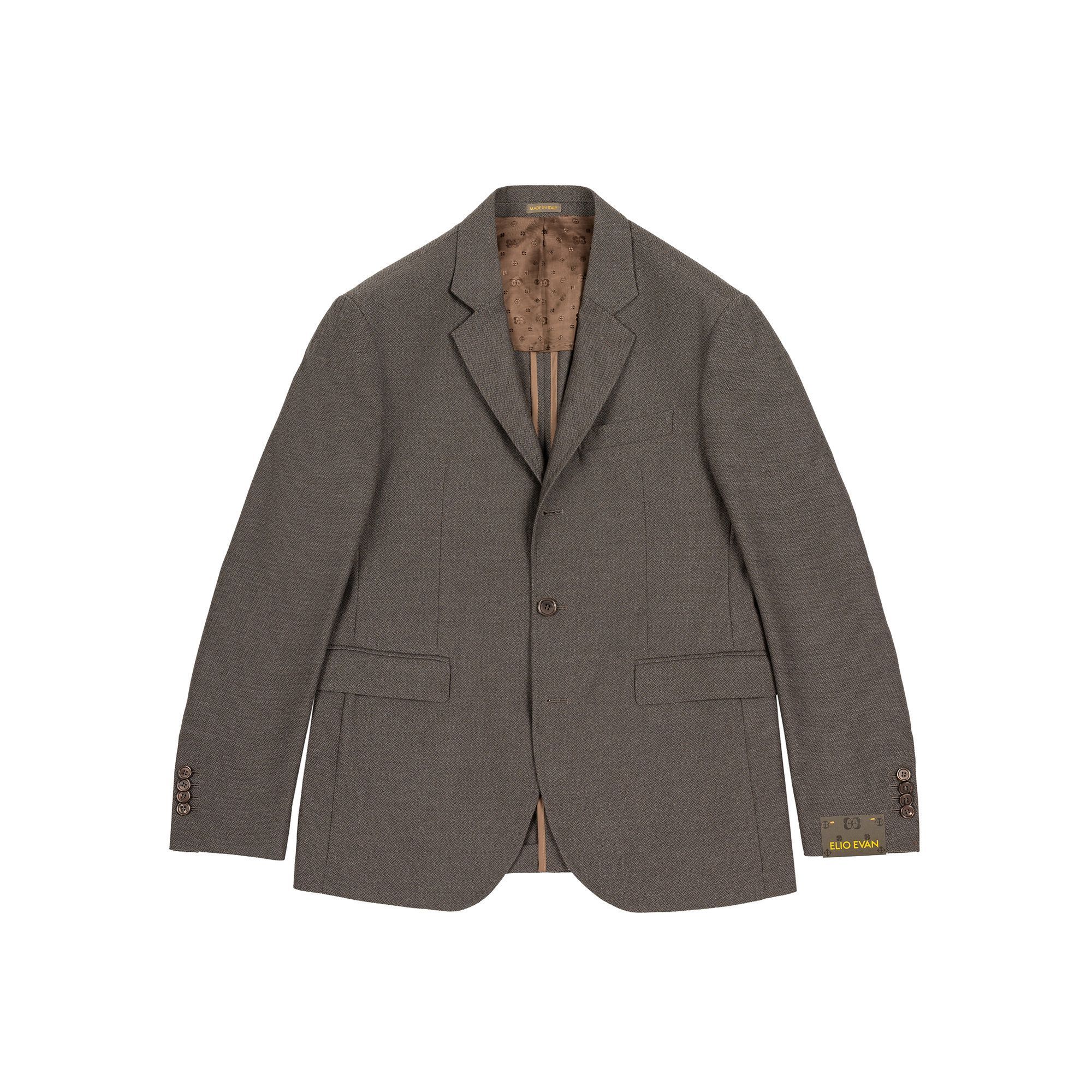 Men’s Taupe Herringbone Suit