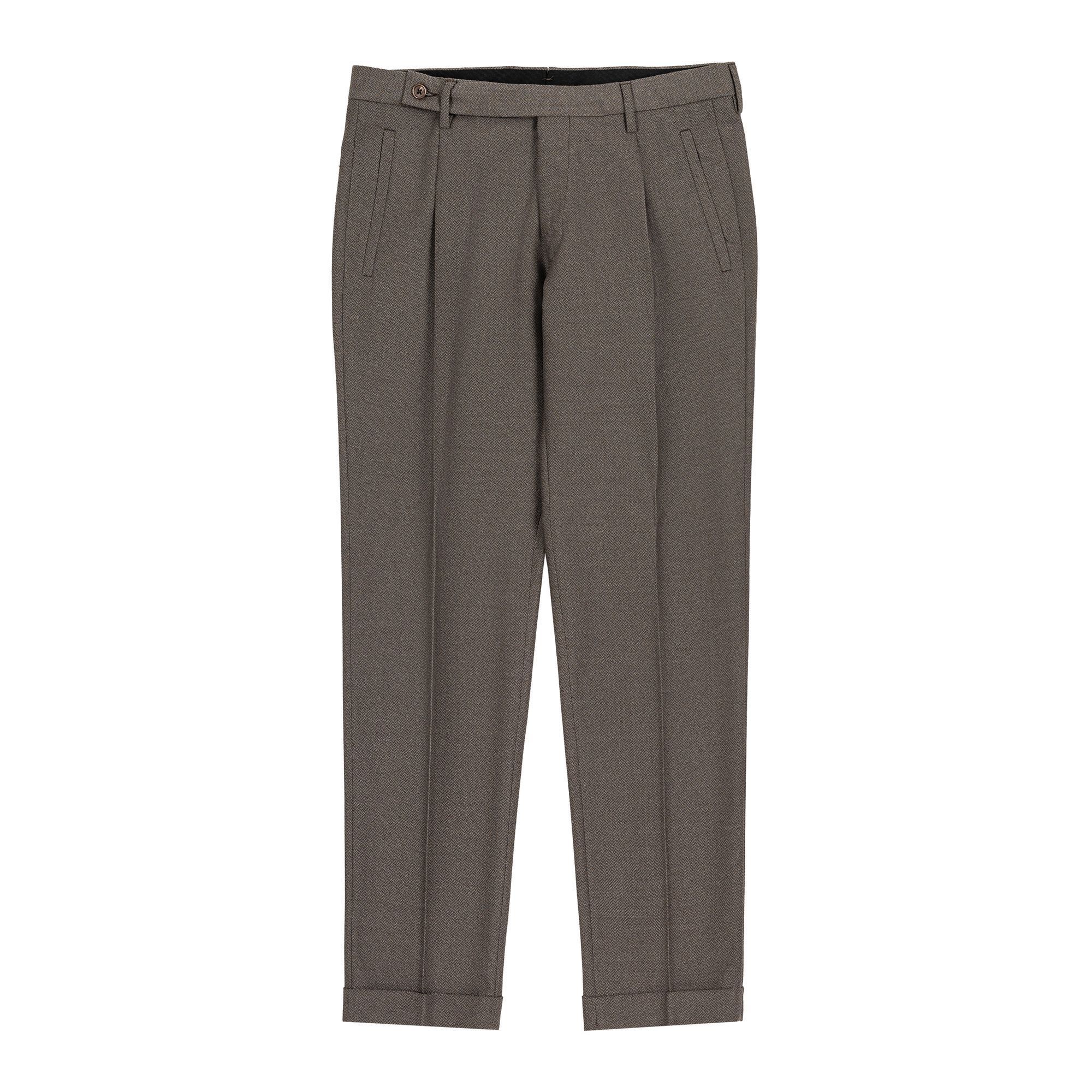 Men’s Taupe Herringbone Suit