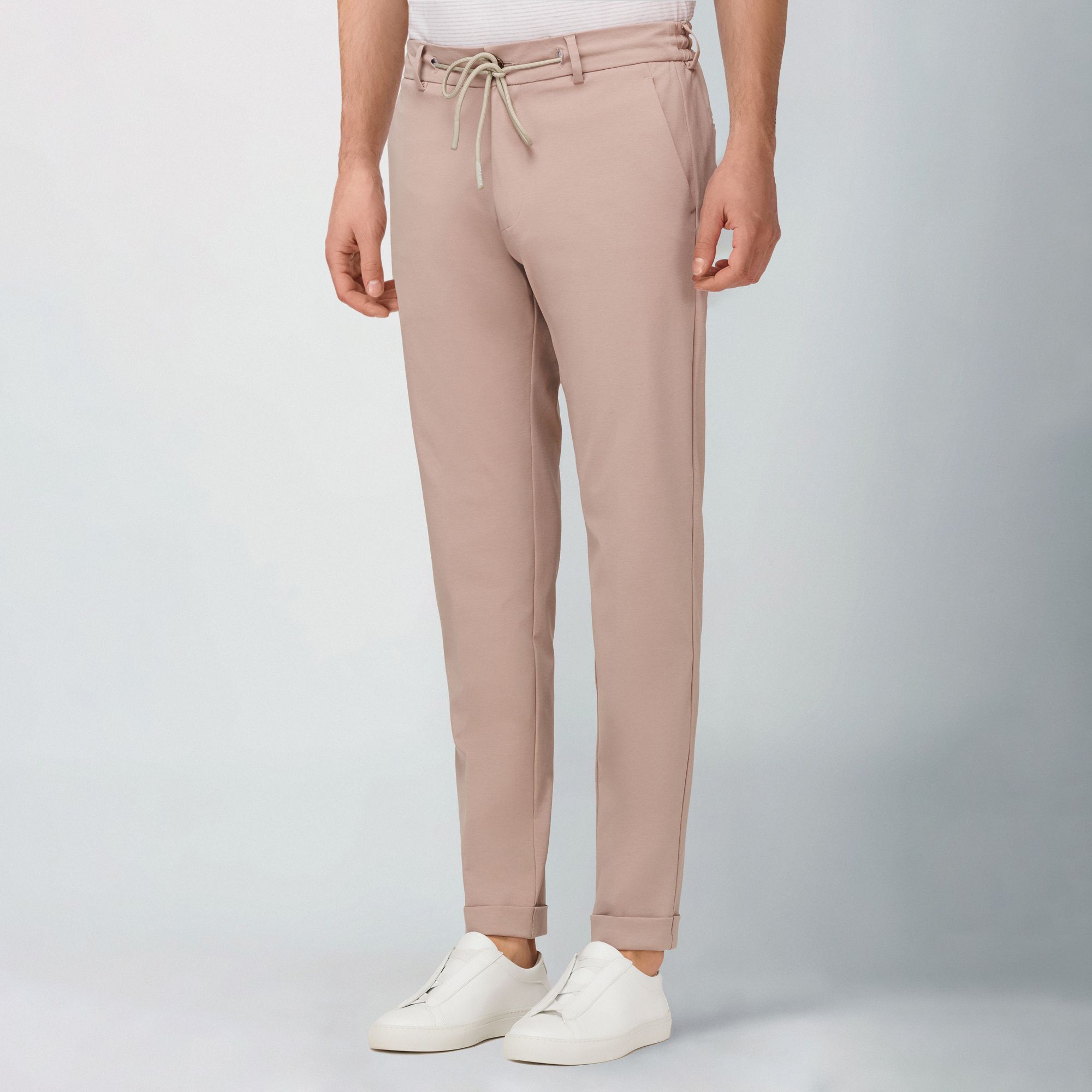 Men’s Beige Sartorial Jogger Pants