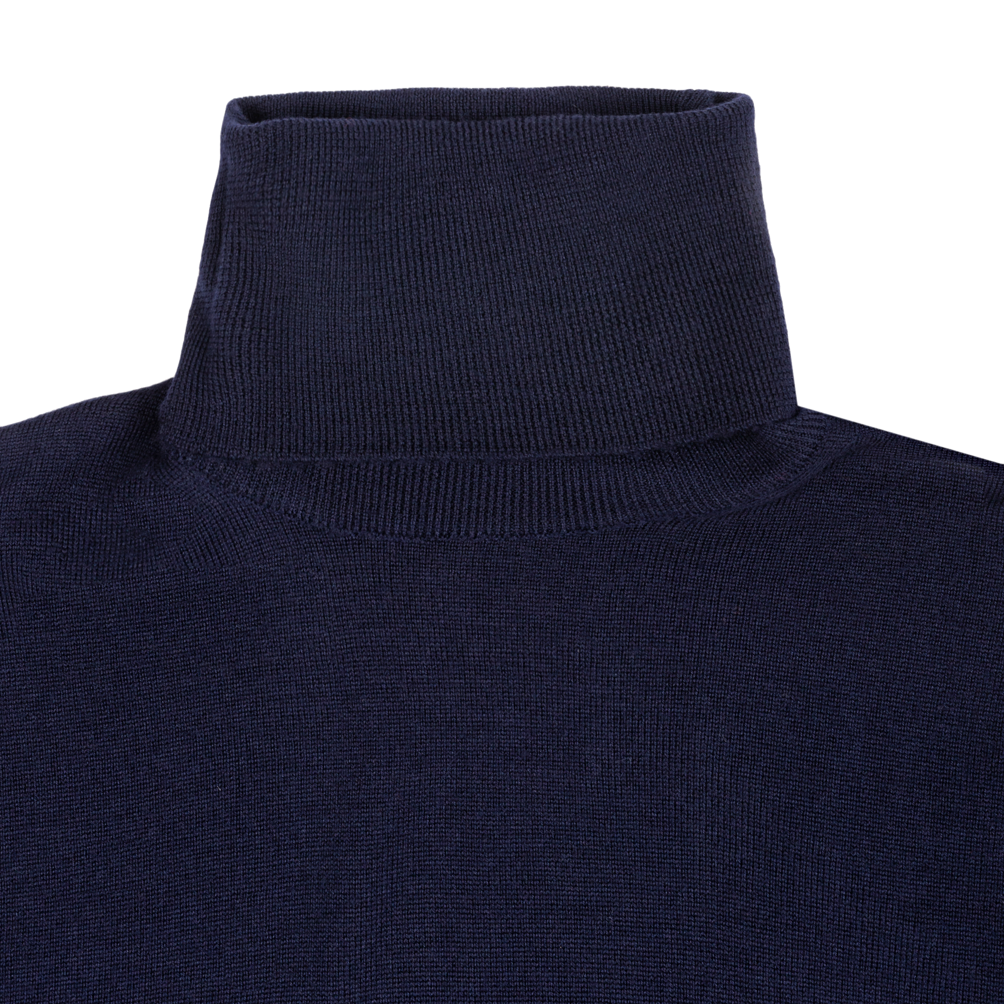 Men's Blue Turtleneck Sweater