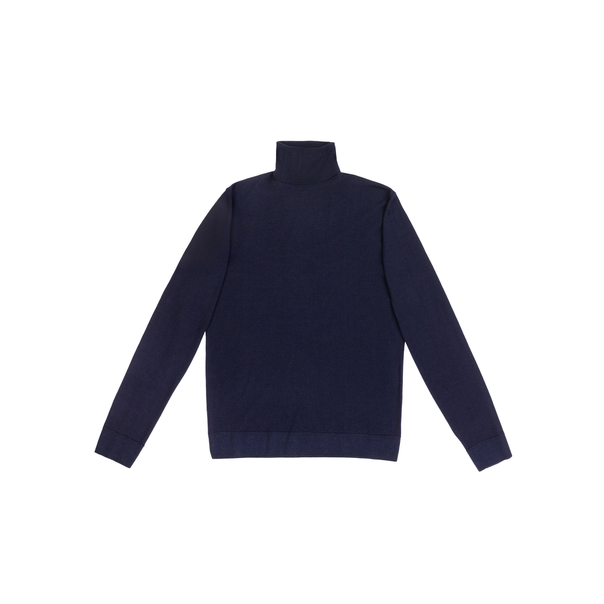 Men's Blue Turtleneck Sweater