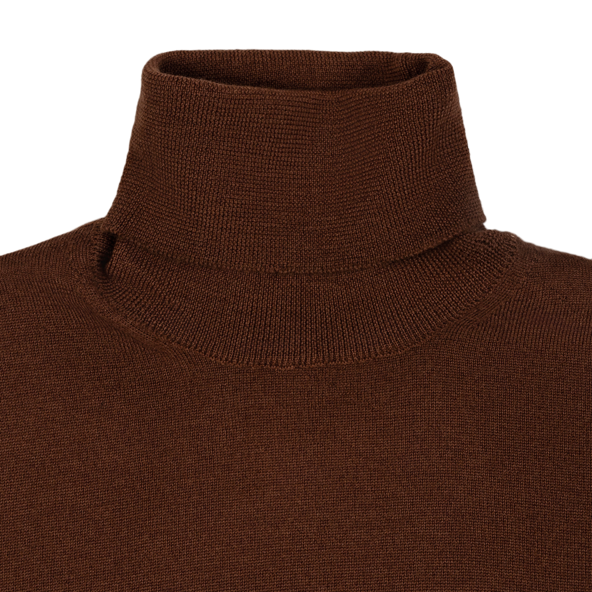 Men's Brown Turtleneck Sweater