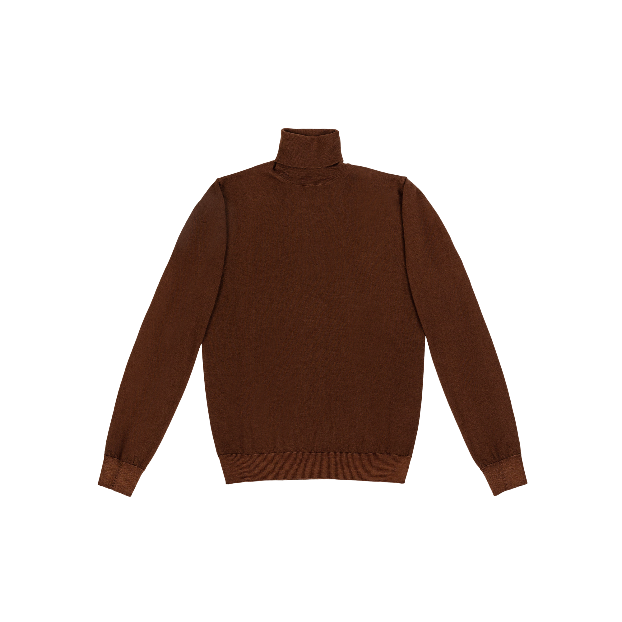 Men's Brown Turtleneck Sweater