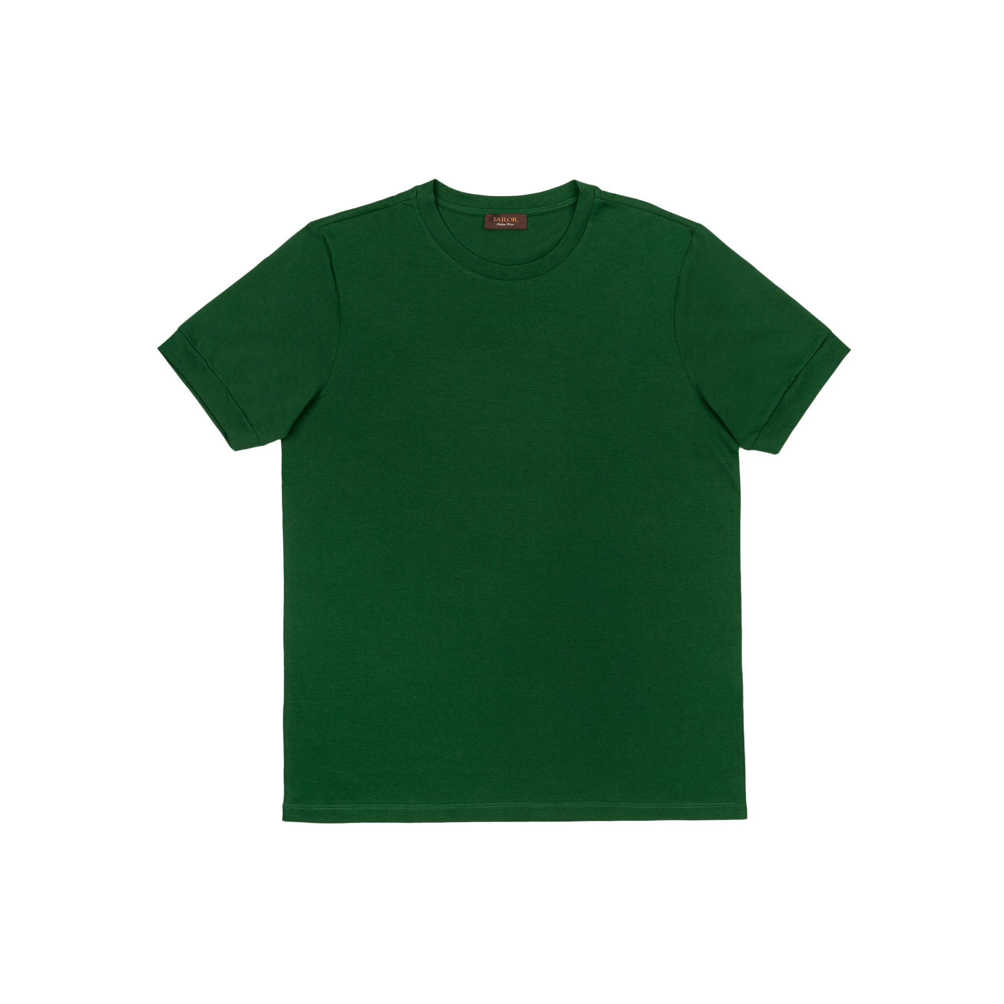 Men's Green Cotton T-Shirt