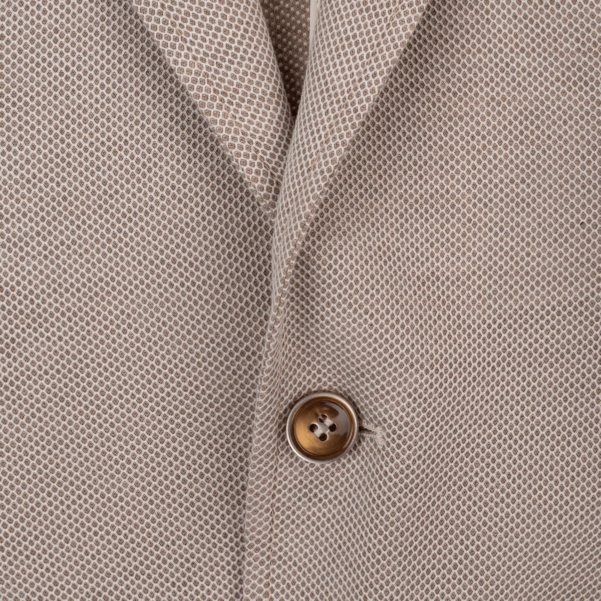 Men's Beige Jersey Blazer
