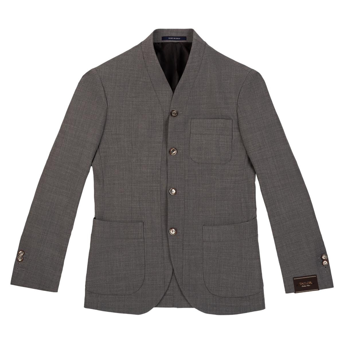 Men's Gray Blazer Coreana