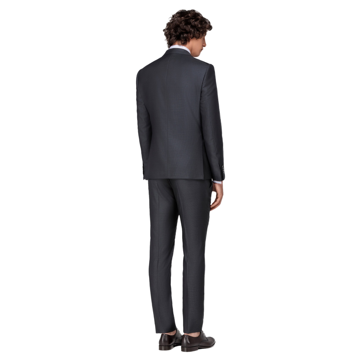 Men's Jacquard Gray 3 Piece Suit