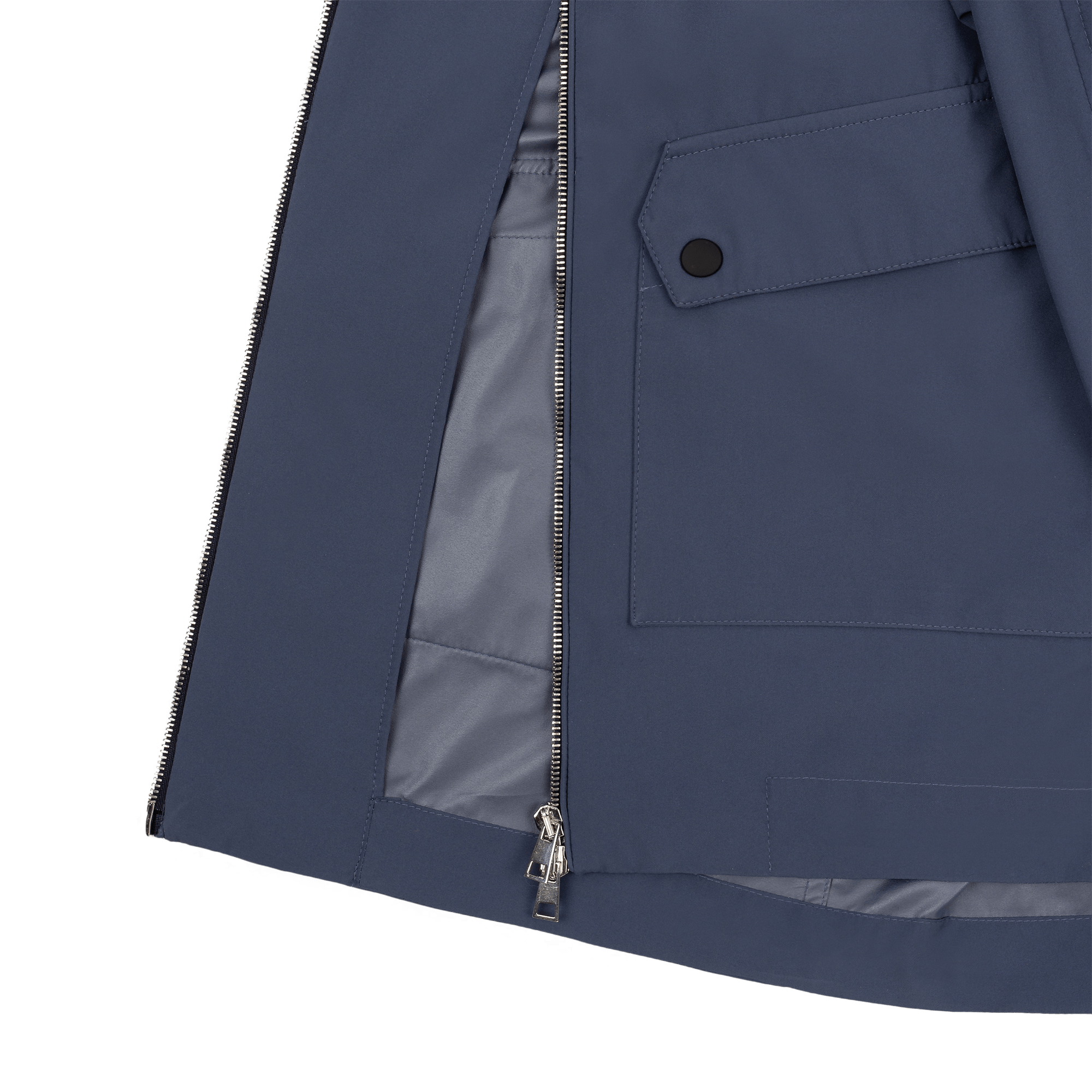 Men's Light Blue Windbreaker Jacket