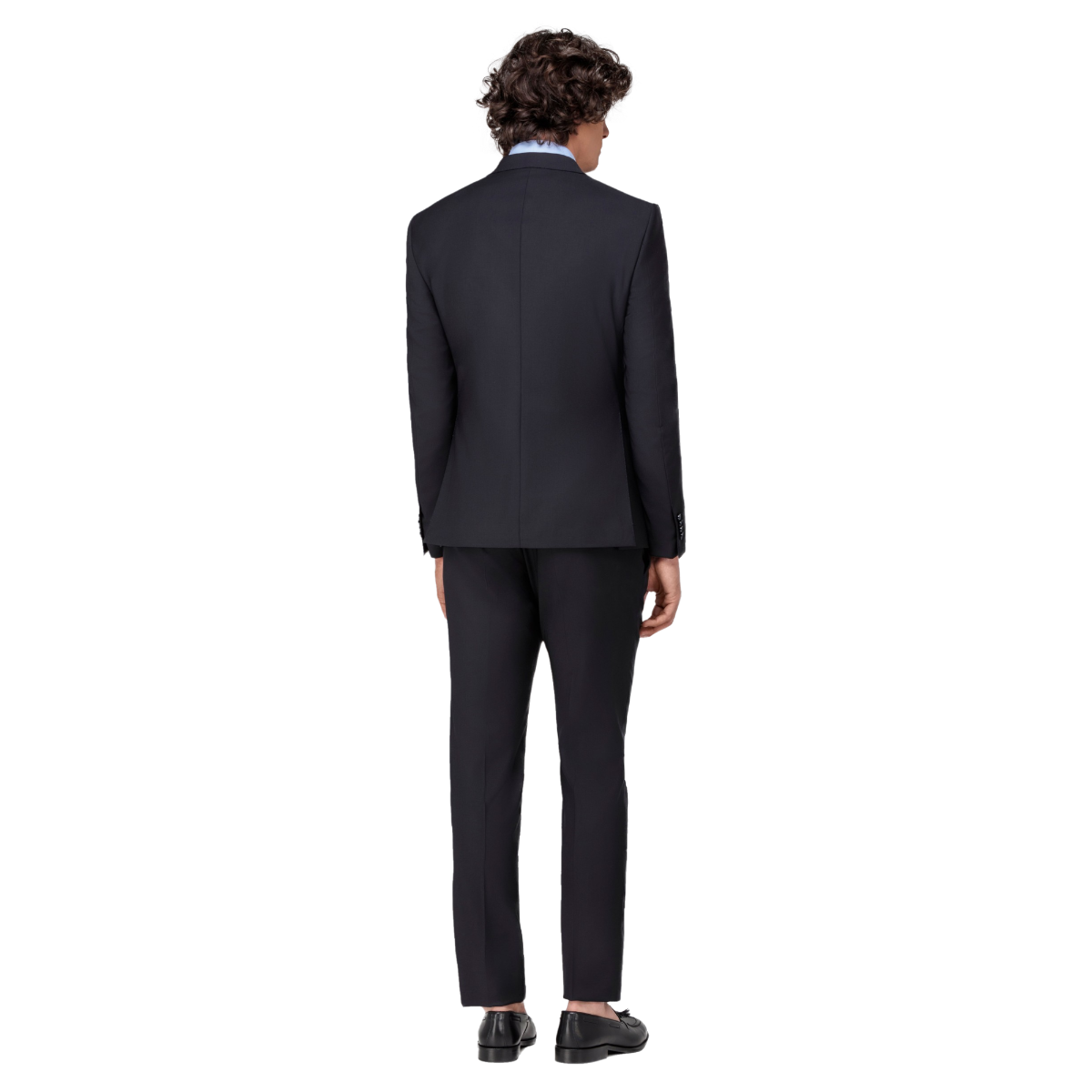 Navy Blue Men's 3 Piece Suit
