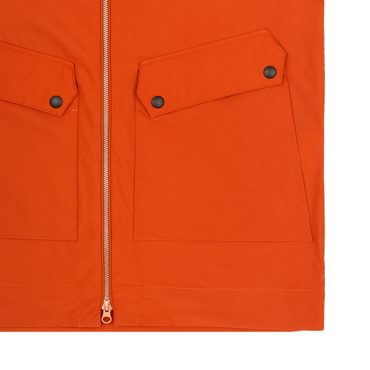 Men's Orange Windbreaker Jacket