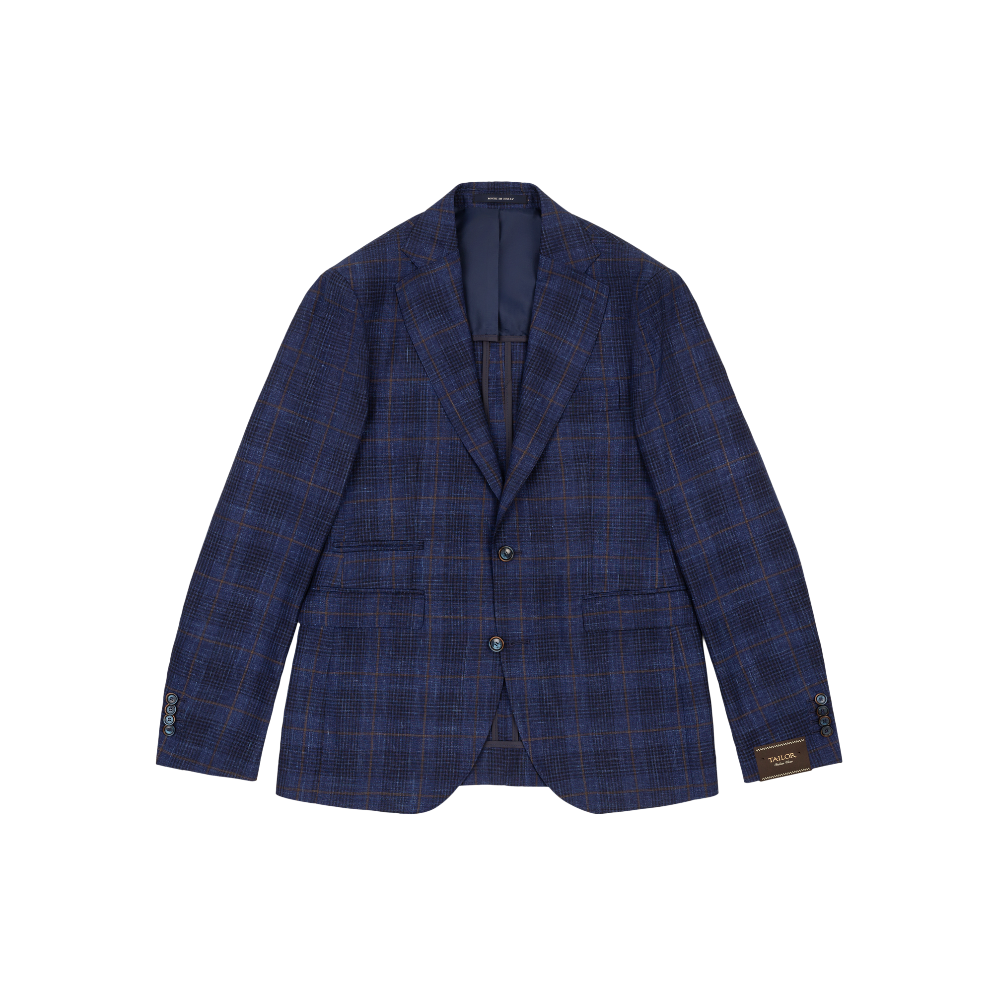 Men's Prince Of Wales Blue Suit