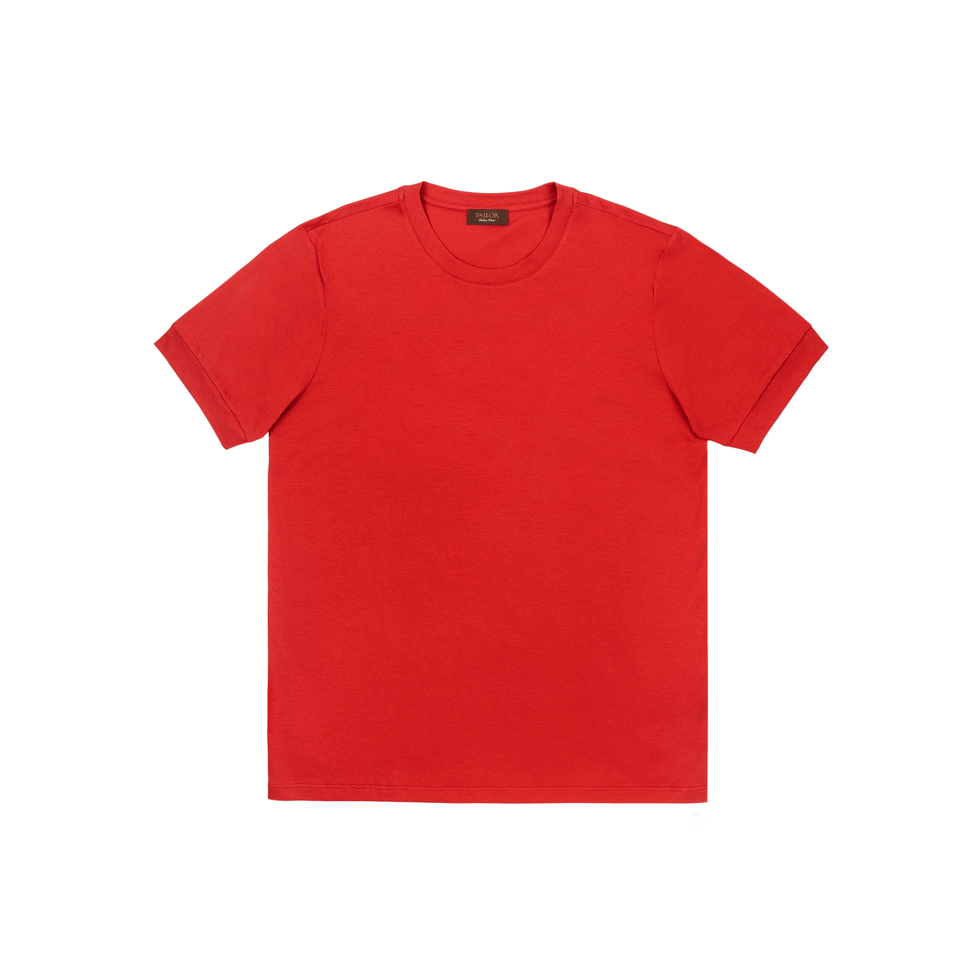 Men's Red Cotton T-Shirt