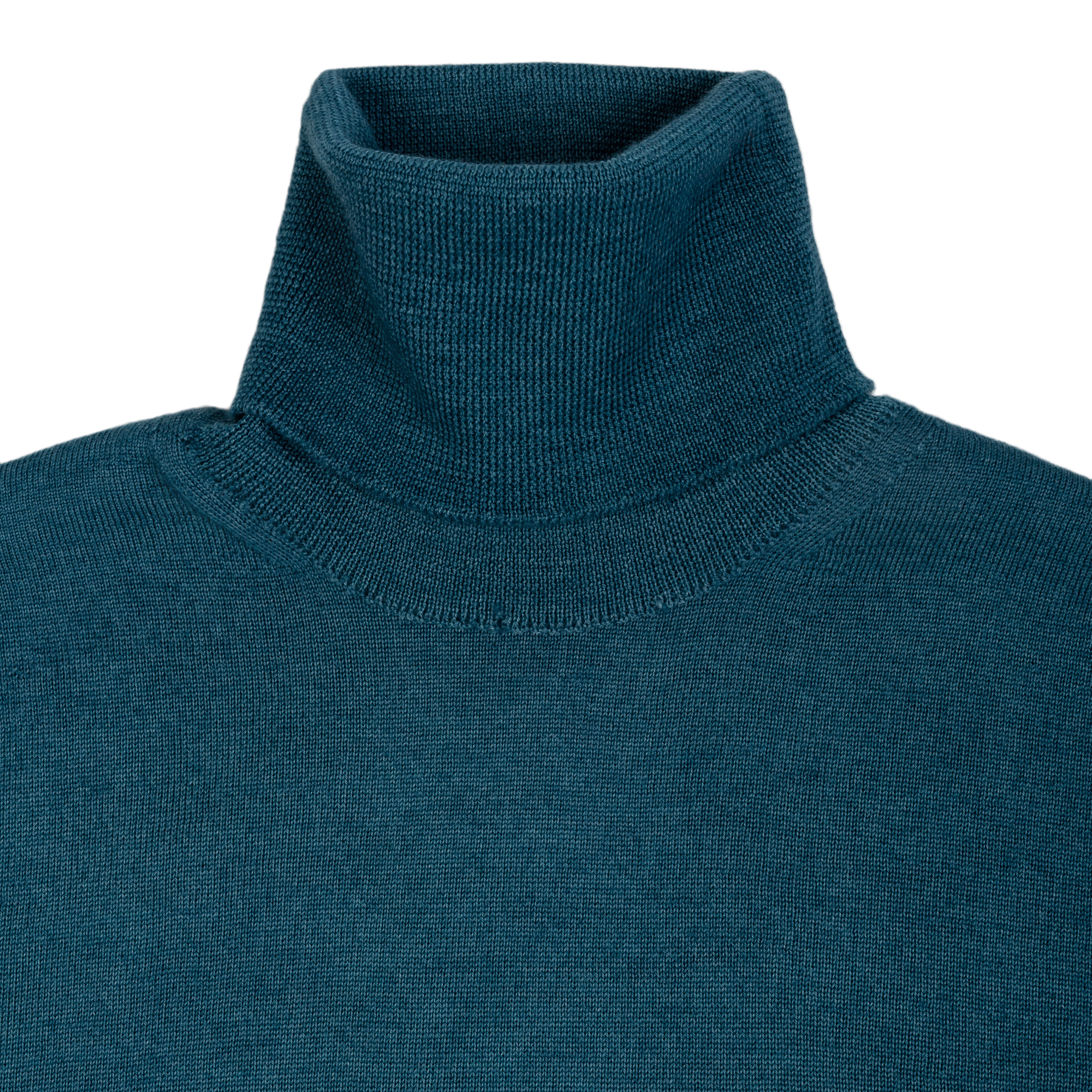 Men's Turquoise Turtleneck Sweater