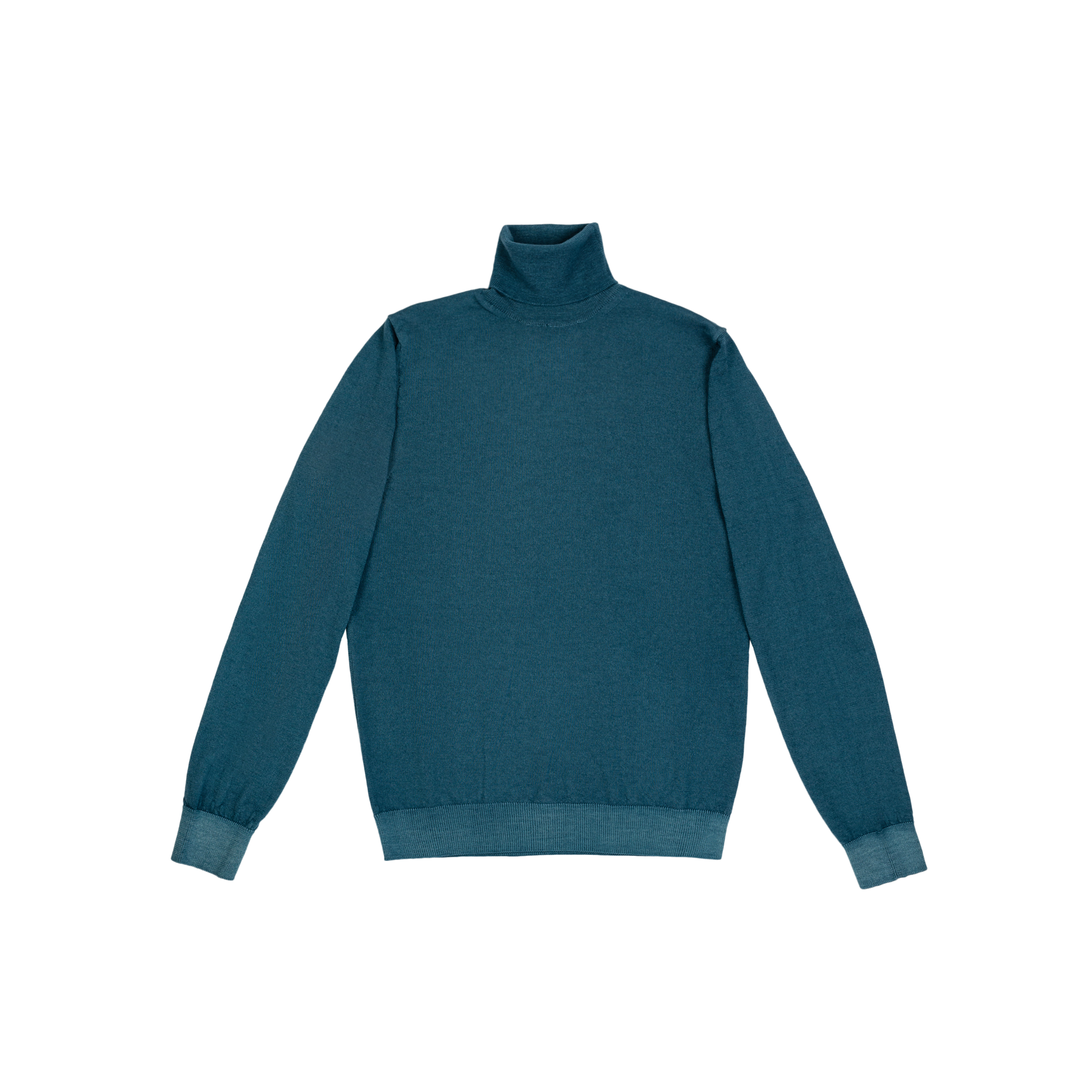 Men's Turquoise Turtleneck Sweater