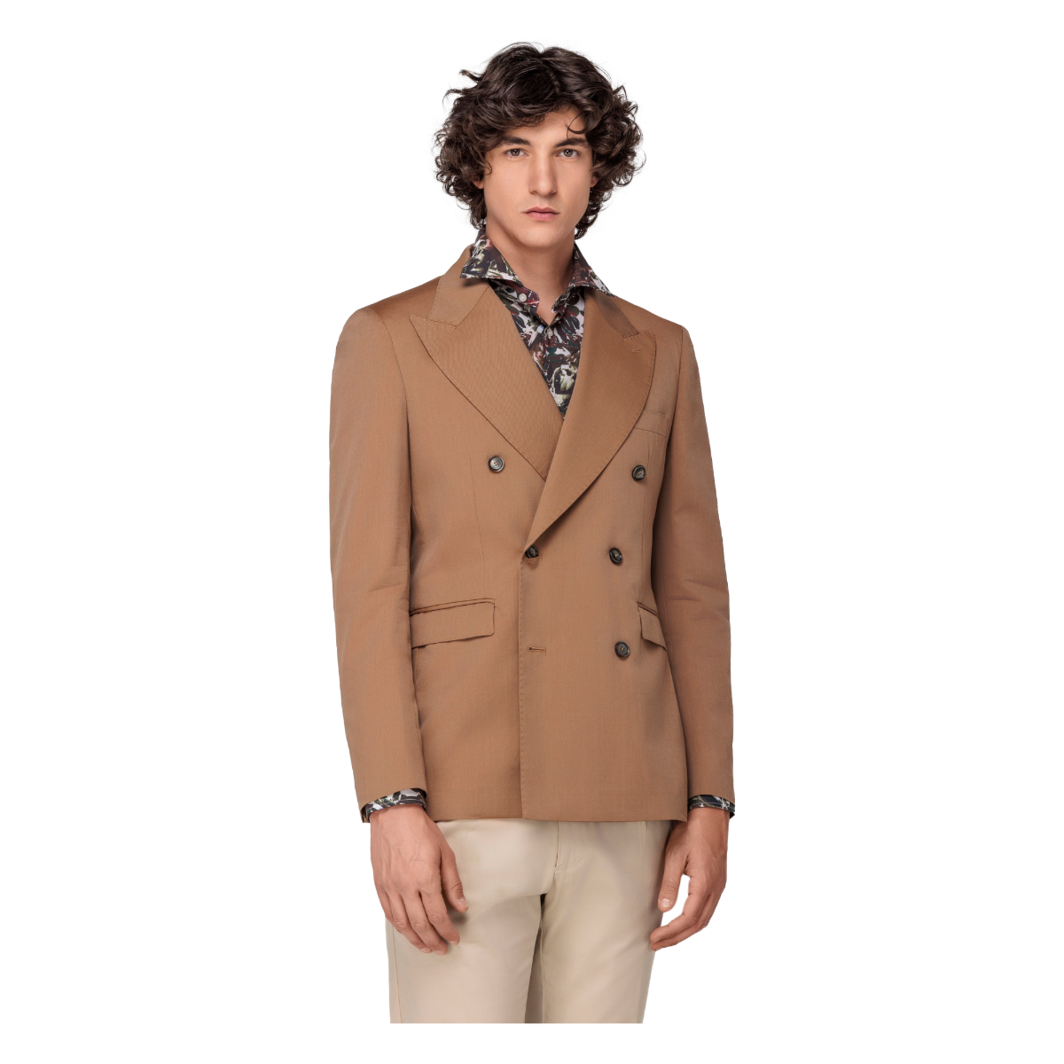 ボトムスその他 Tagliatore Tailored Double-Breasted Blazer In Caramel Brown Tagliatore Double Breasted Jacket, $607 | farfetch.com