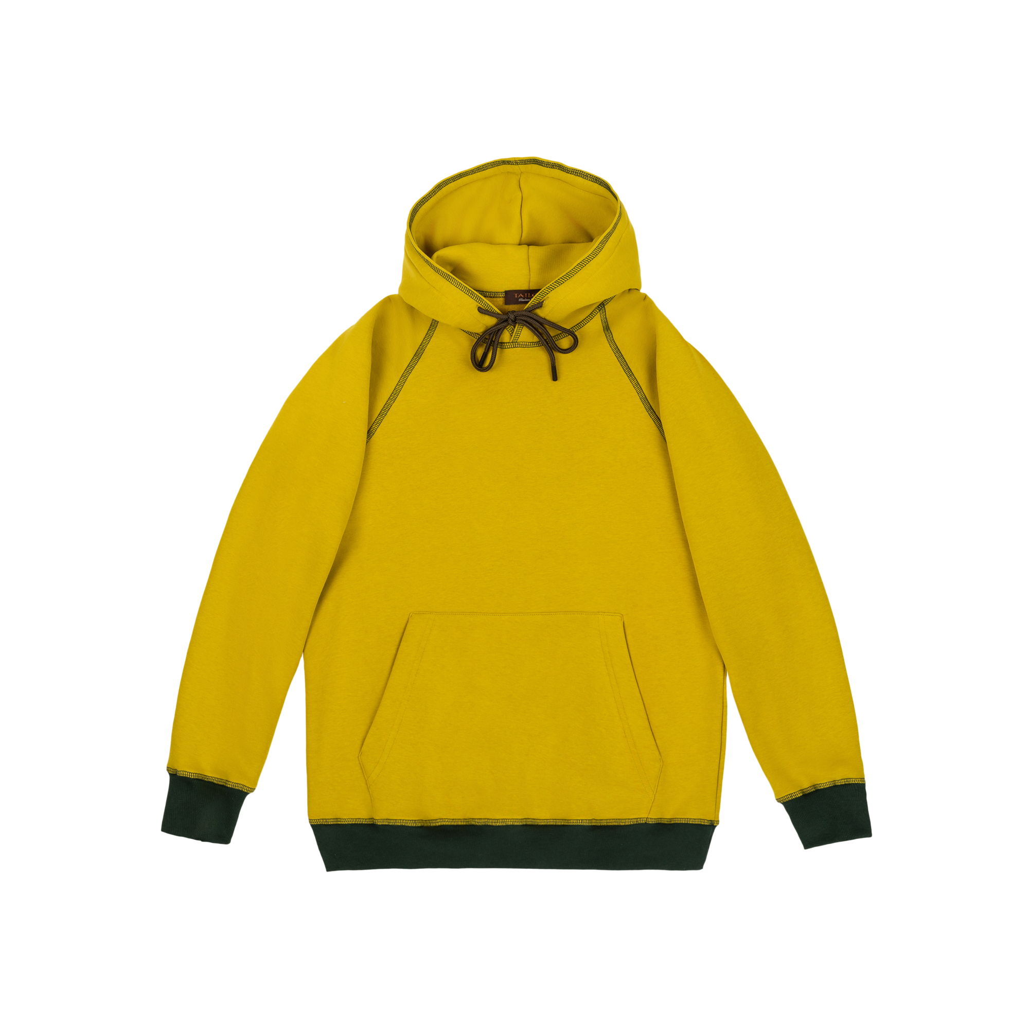 Men's Yellow Hoodie Sweater