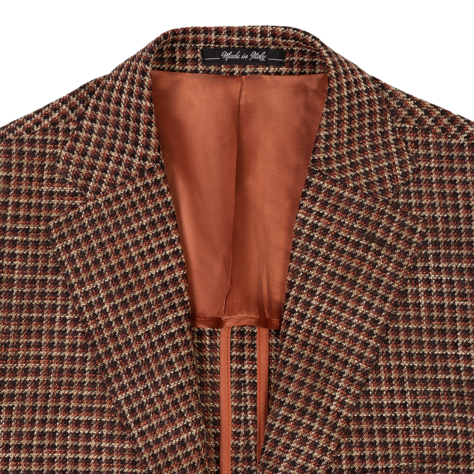Men's Brown Check Blazer