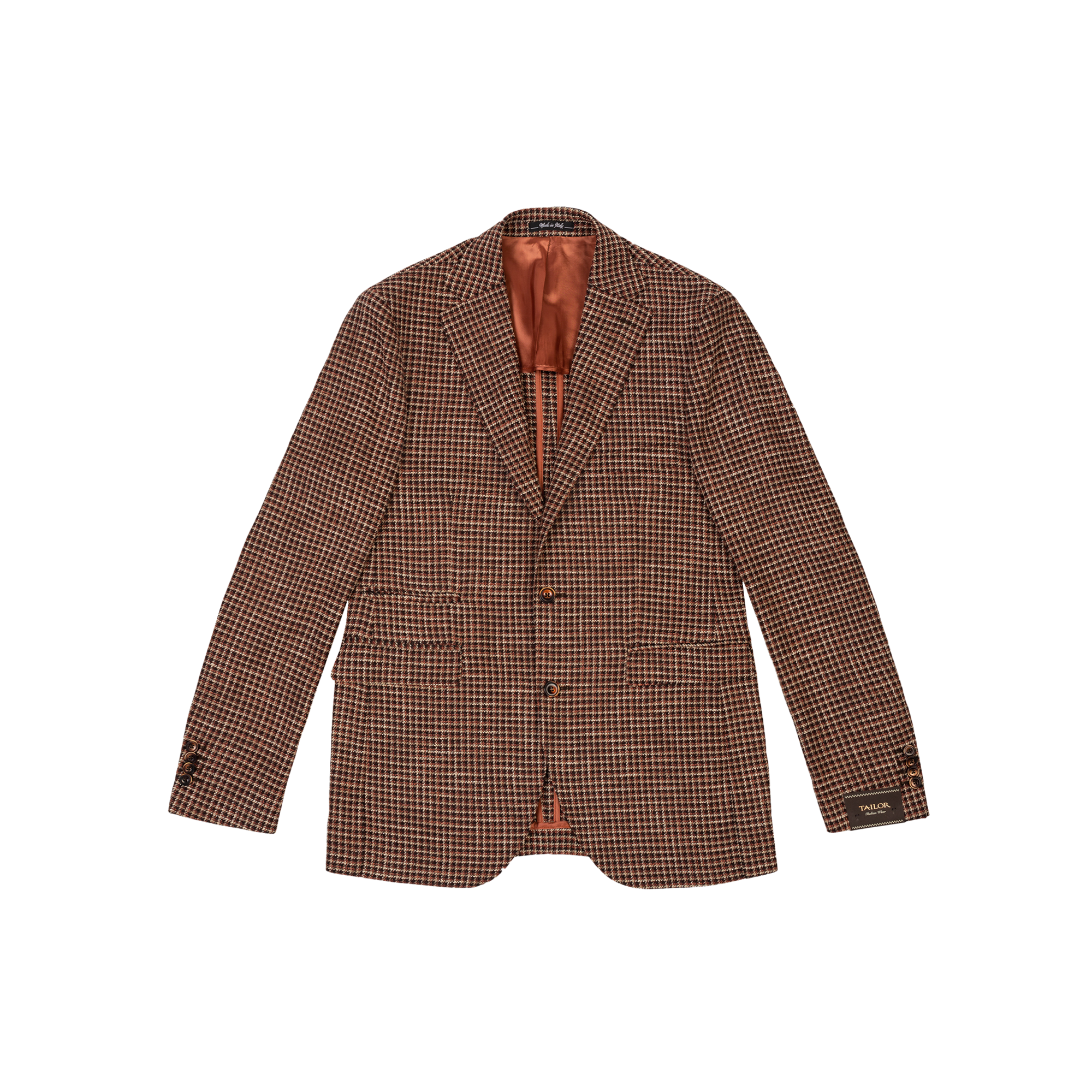 Men's Brown Check Blazer