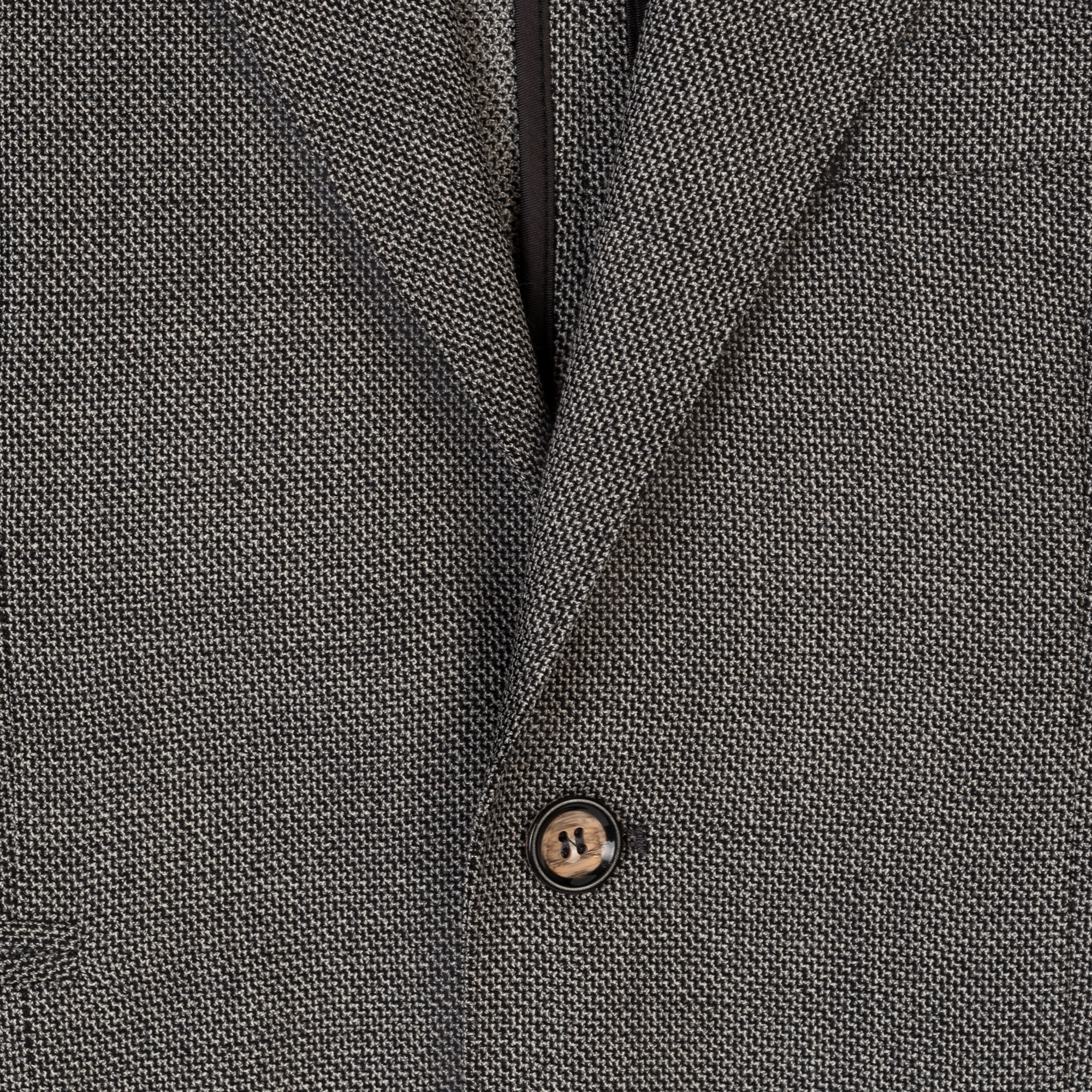Men's Gray Strech Wool Blazer