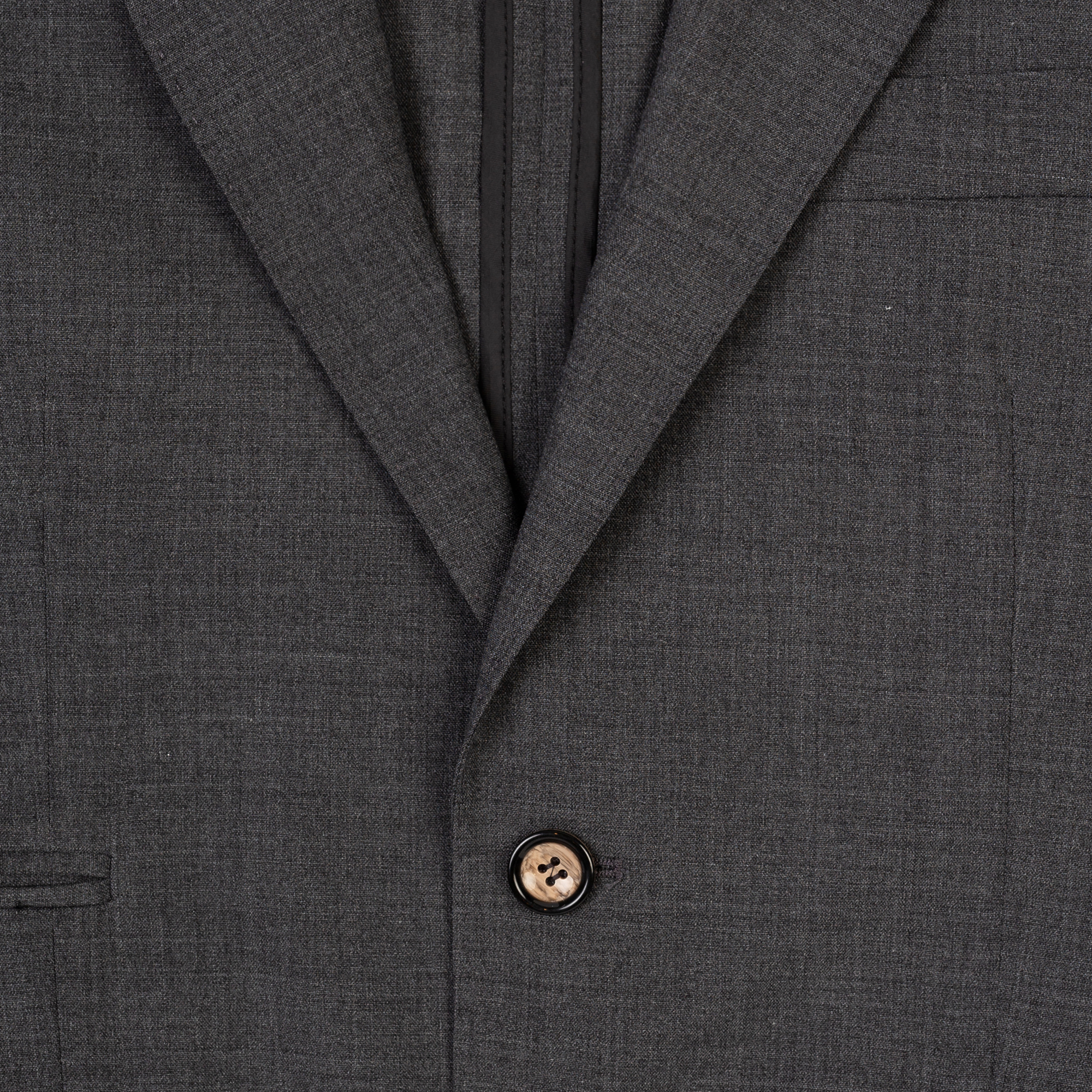 Men's Gray Techno Wool Suit