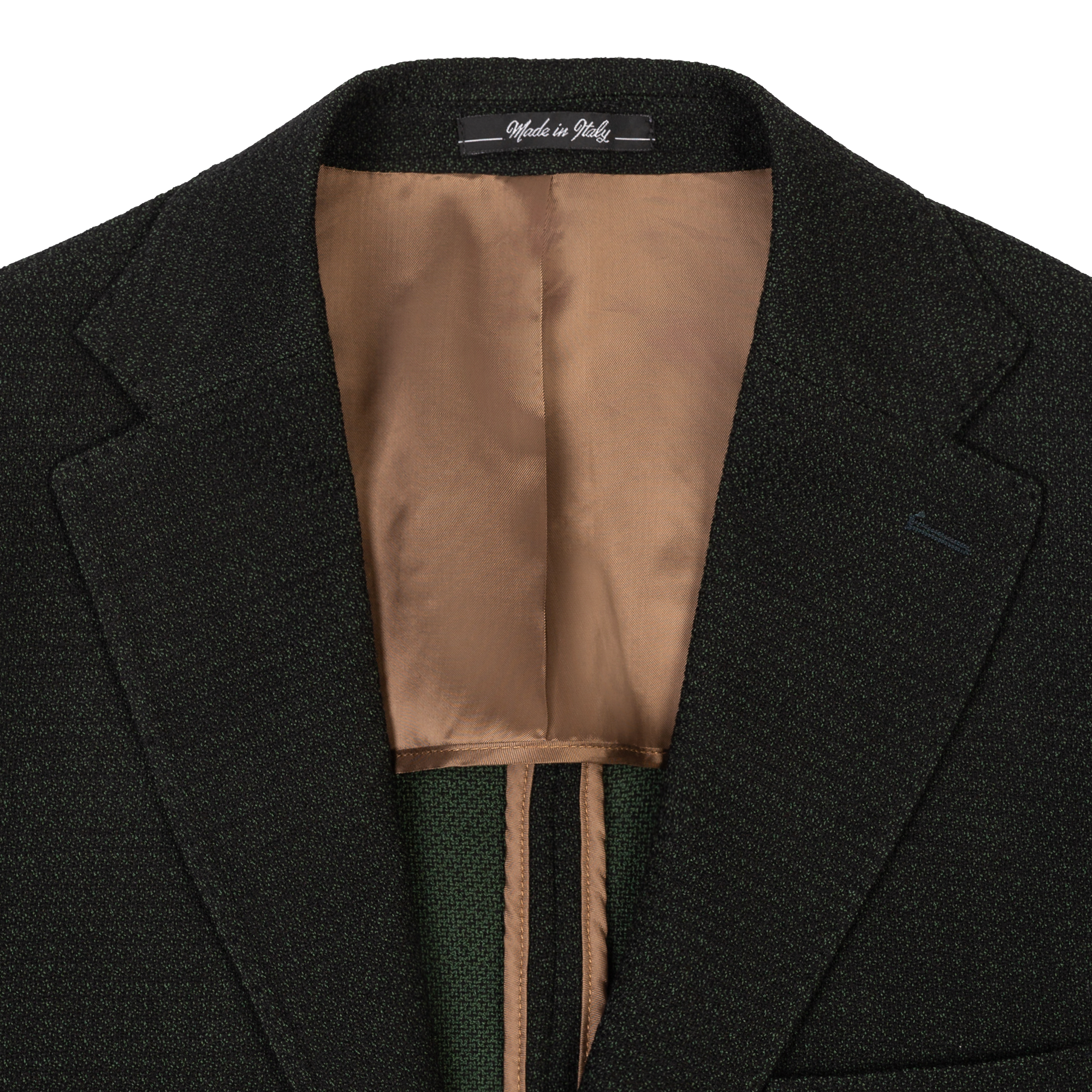 Men's Green Stretch Wool Blazer 