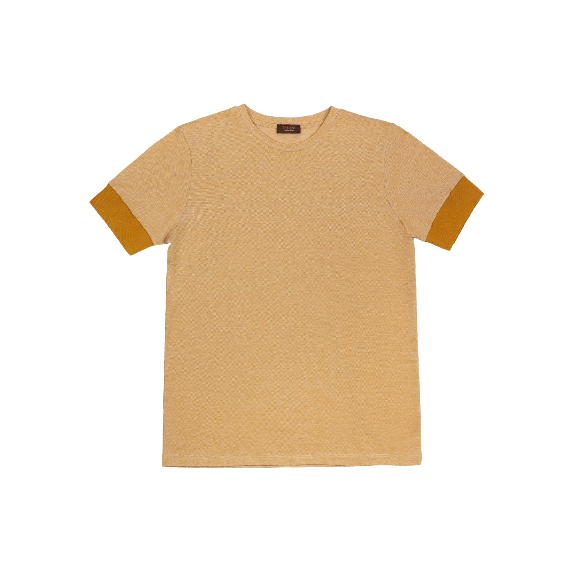 Men's Piquet T-Shirt Ocher Tbrand0399.1.59