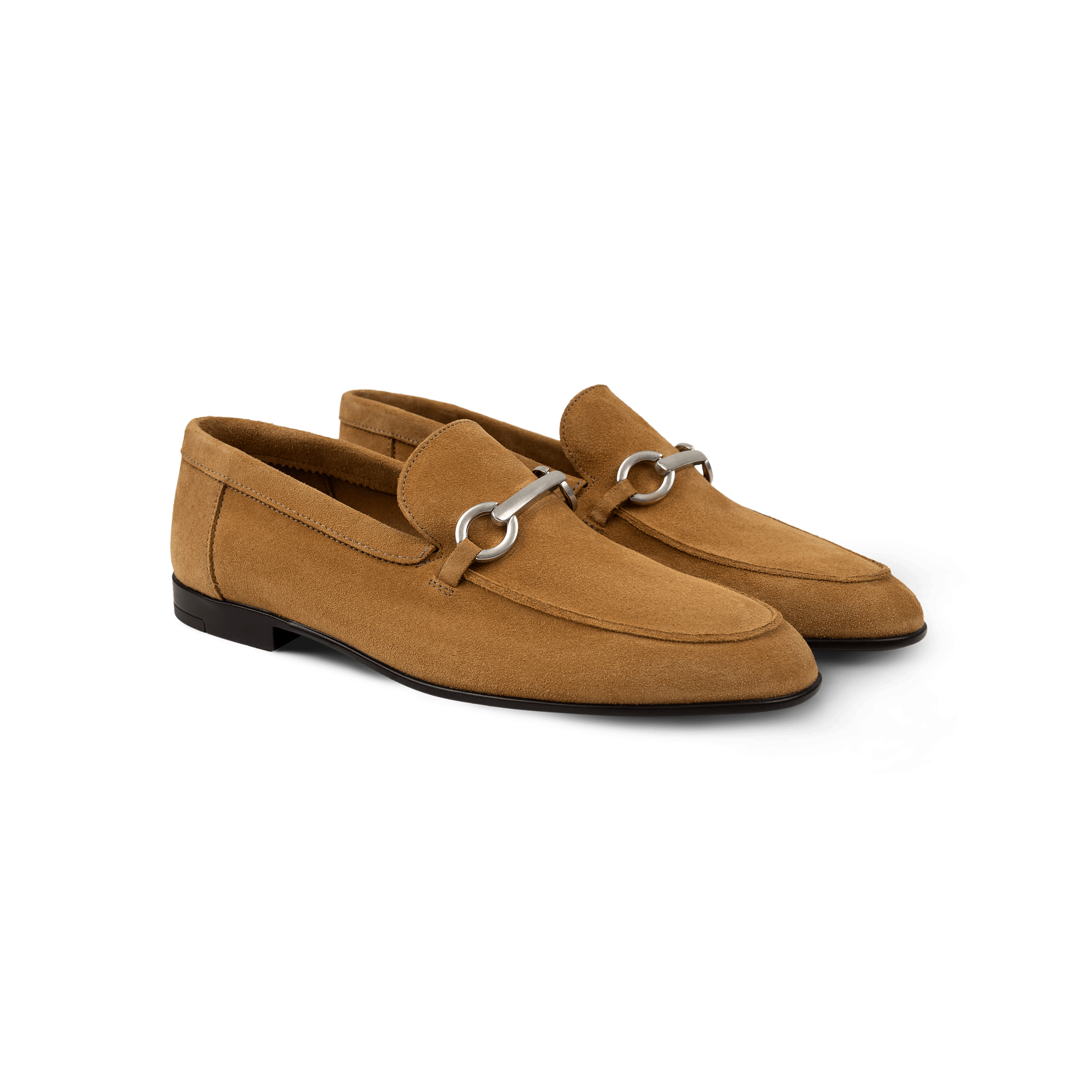 Men's Ocher Leather Loafers