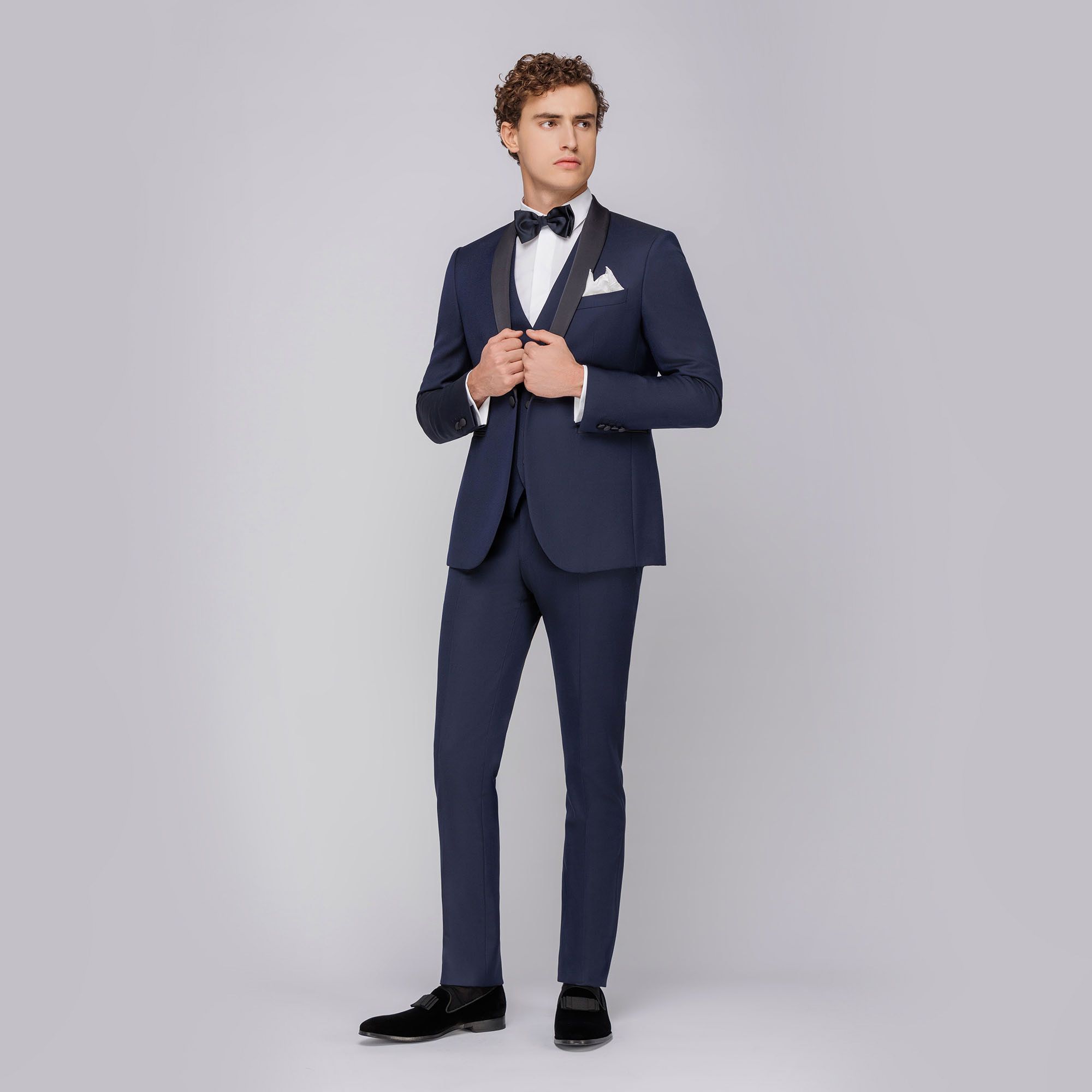 Blue tuxedo grain de poudre