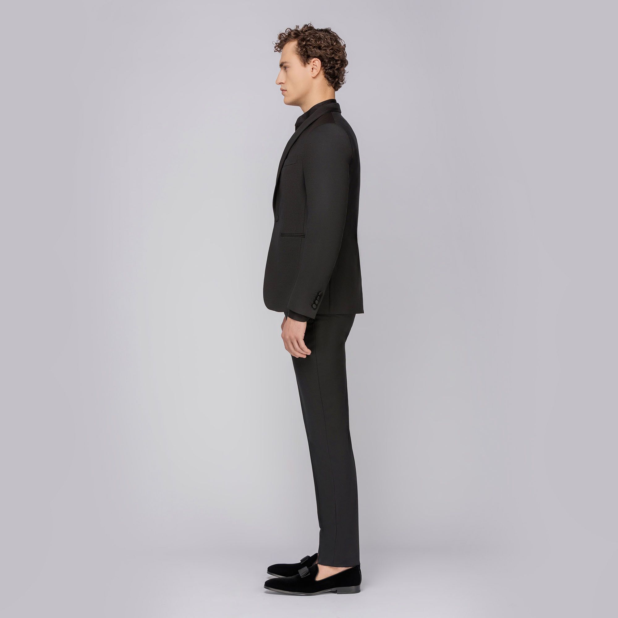 Black tuxedo grain de poudre