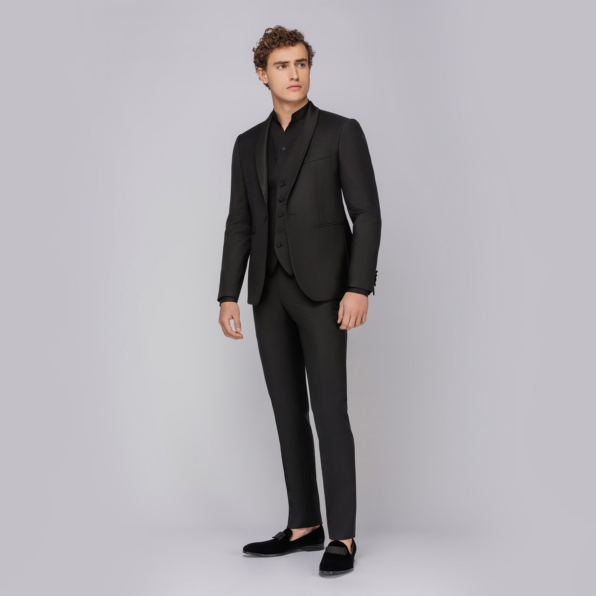 Black tuxedo grain de poudre