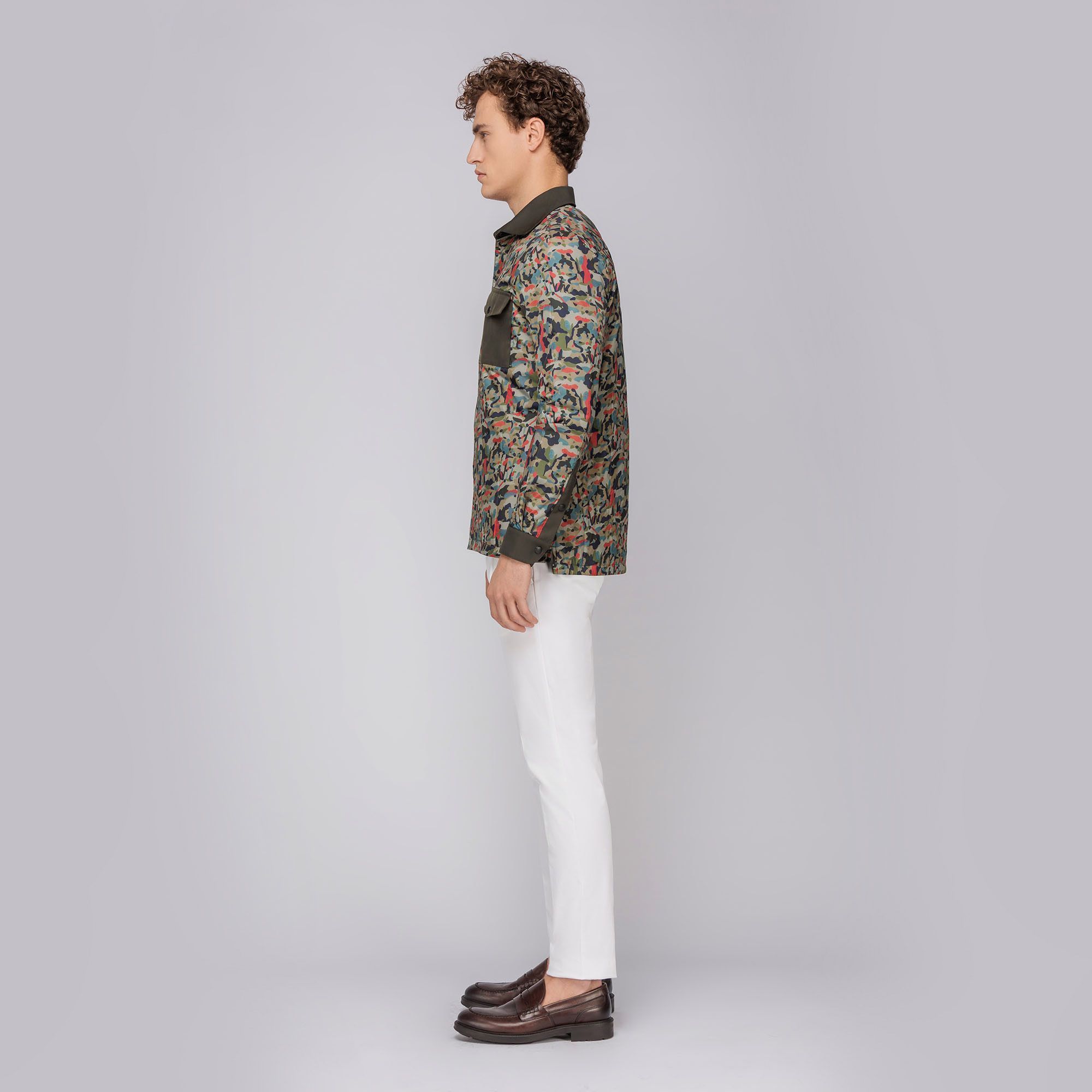 Men's Camo Overshirt Jacket
