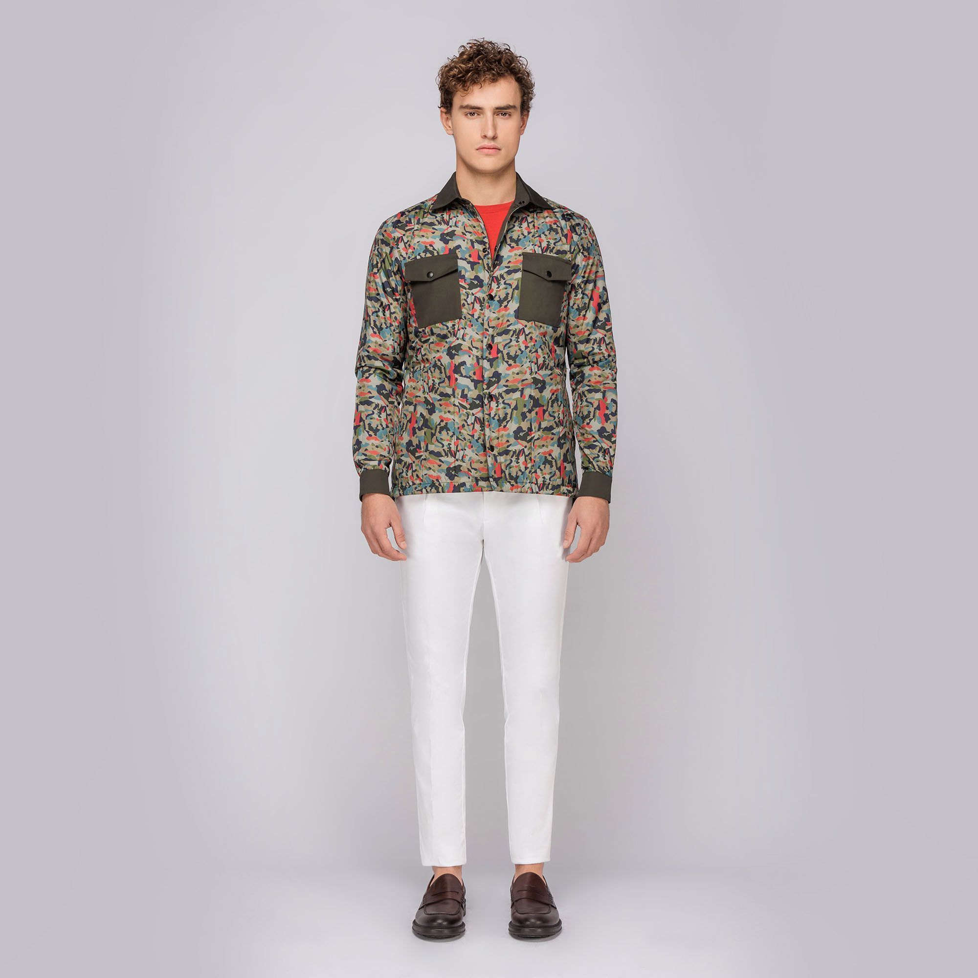 Men's Camo Overshirt Jacket