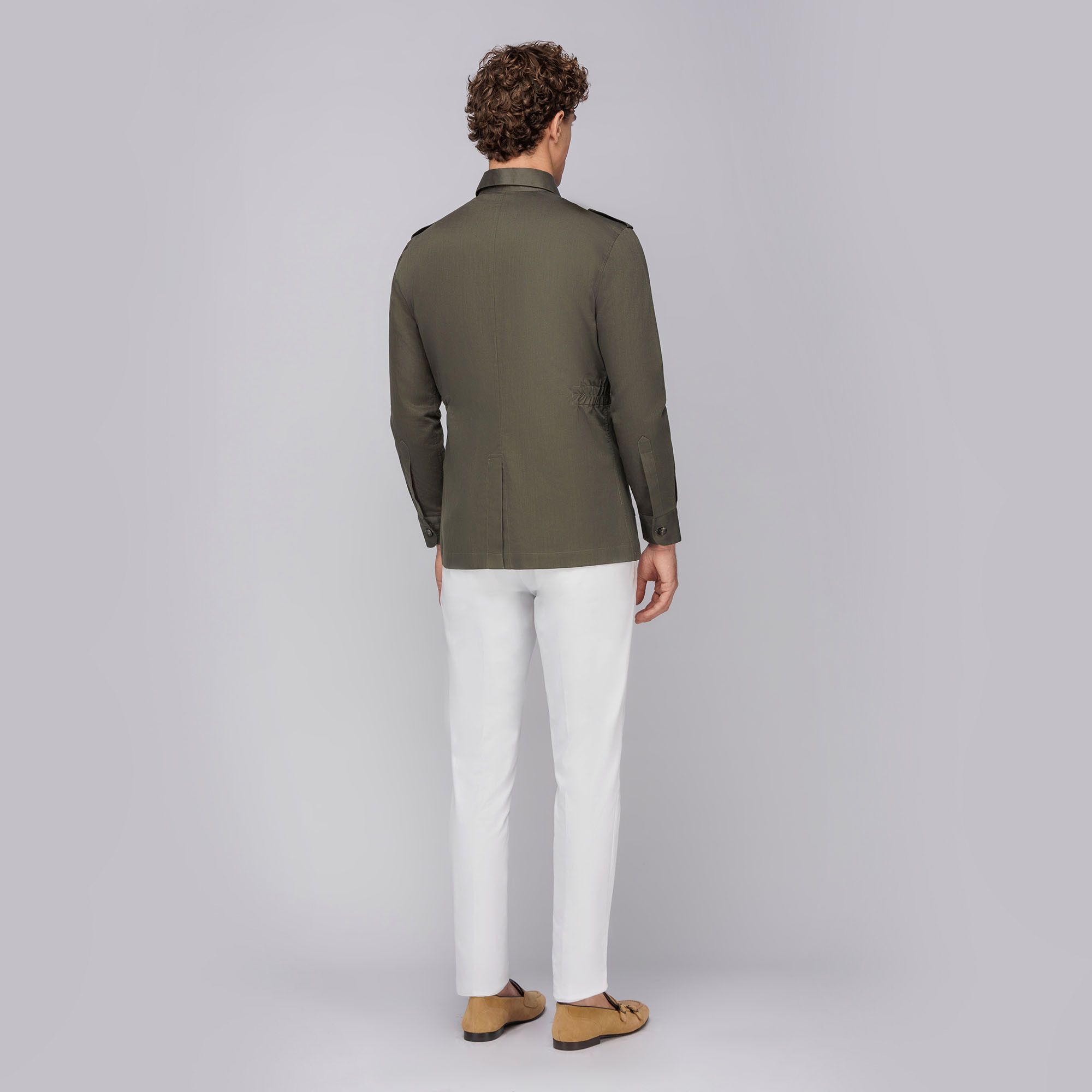 Men's Safari Jacket Military Green