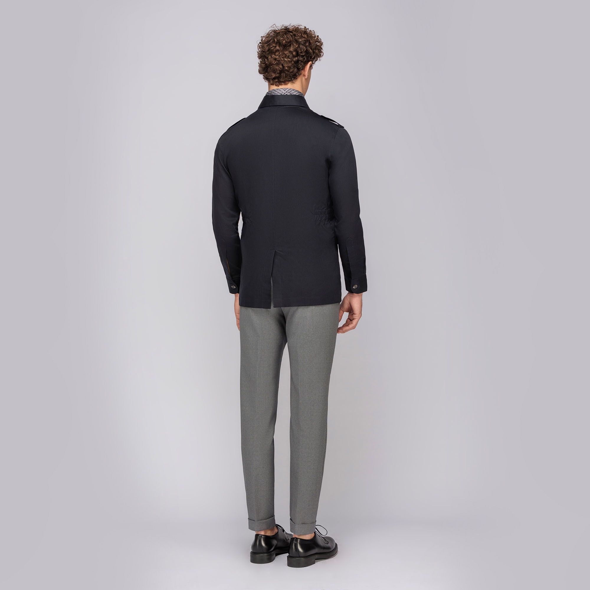 Men's Blue Safari Jacket