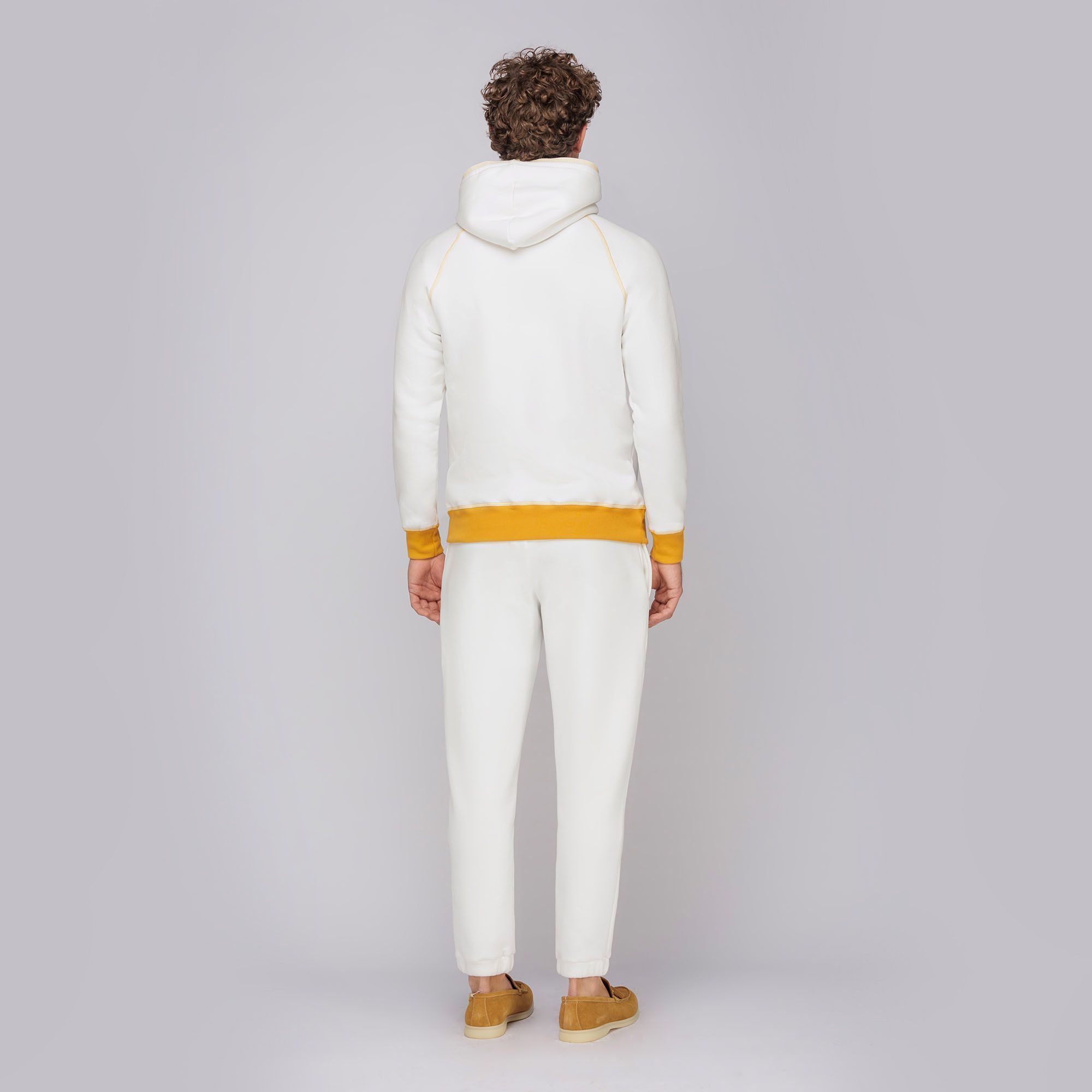 Men's Hoodie Sweatshirt Off White