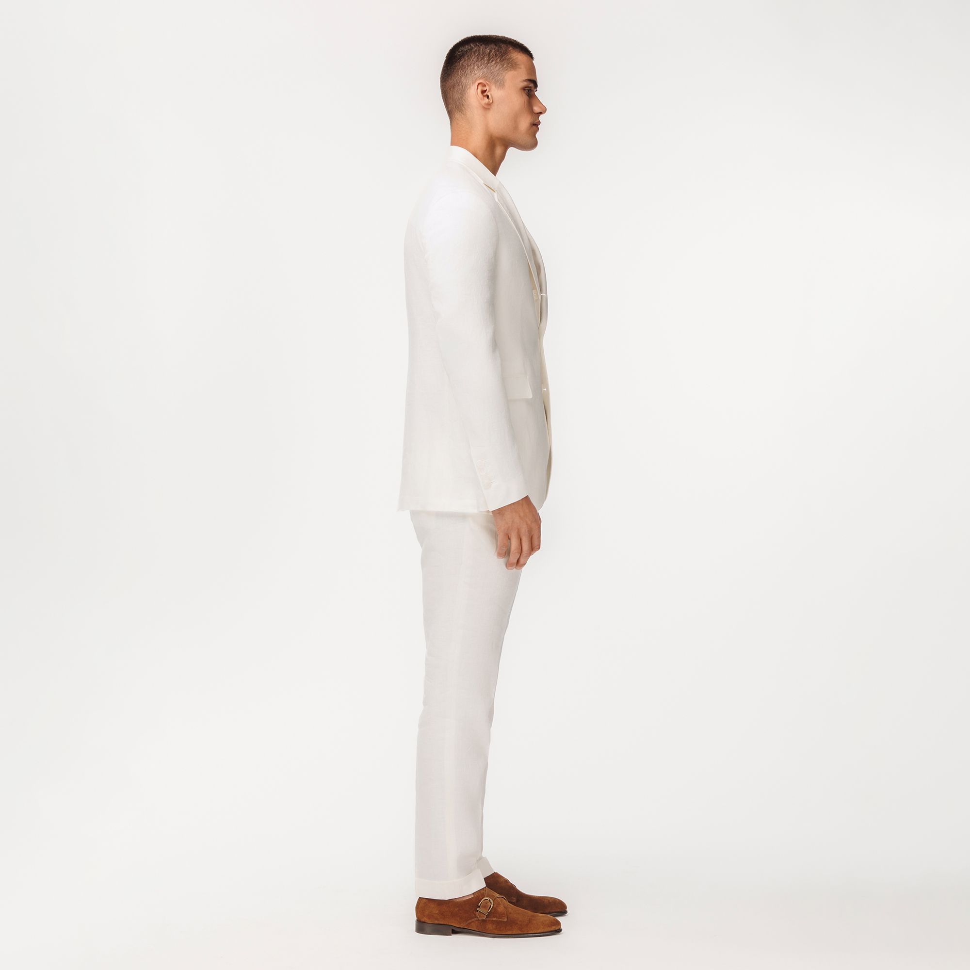 Casablanca White Linen Suit