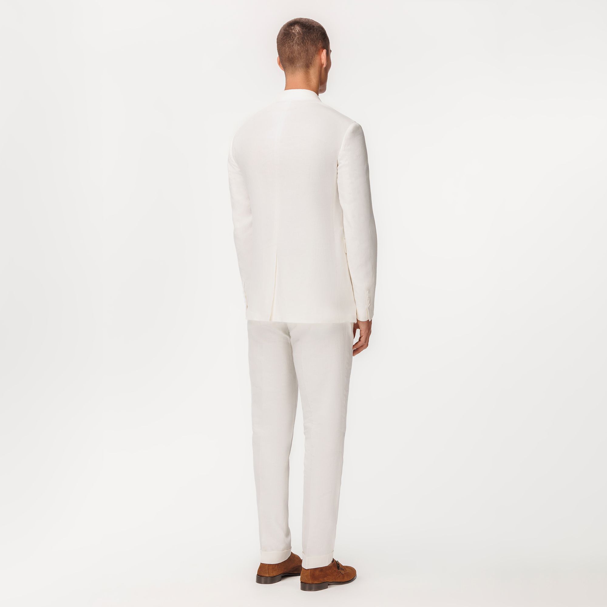 Casablanca White Linen Suit
